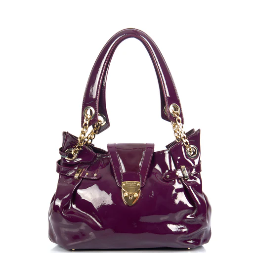 Picture of Aspinal of London Tote Barbarella in Purple, Leather