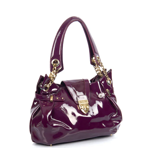 Picture of Aspinal of London Tote Barbarella in Purple, Leather