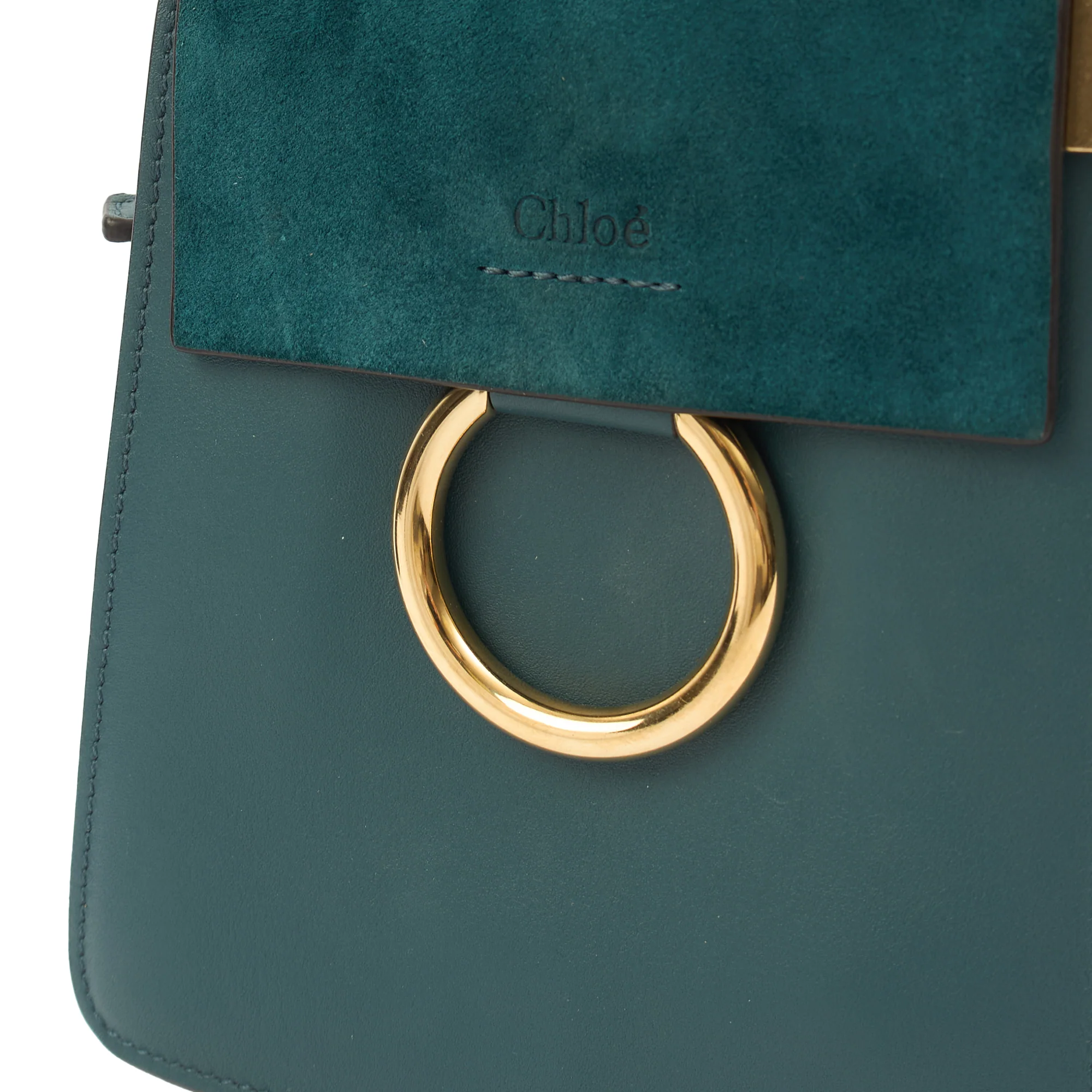 Picture of Chloe Cross Body Faye Day - Mini in Green, Calfskin Leather