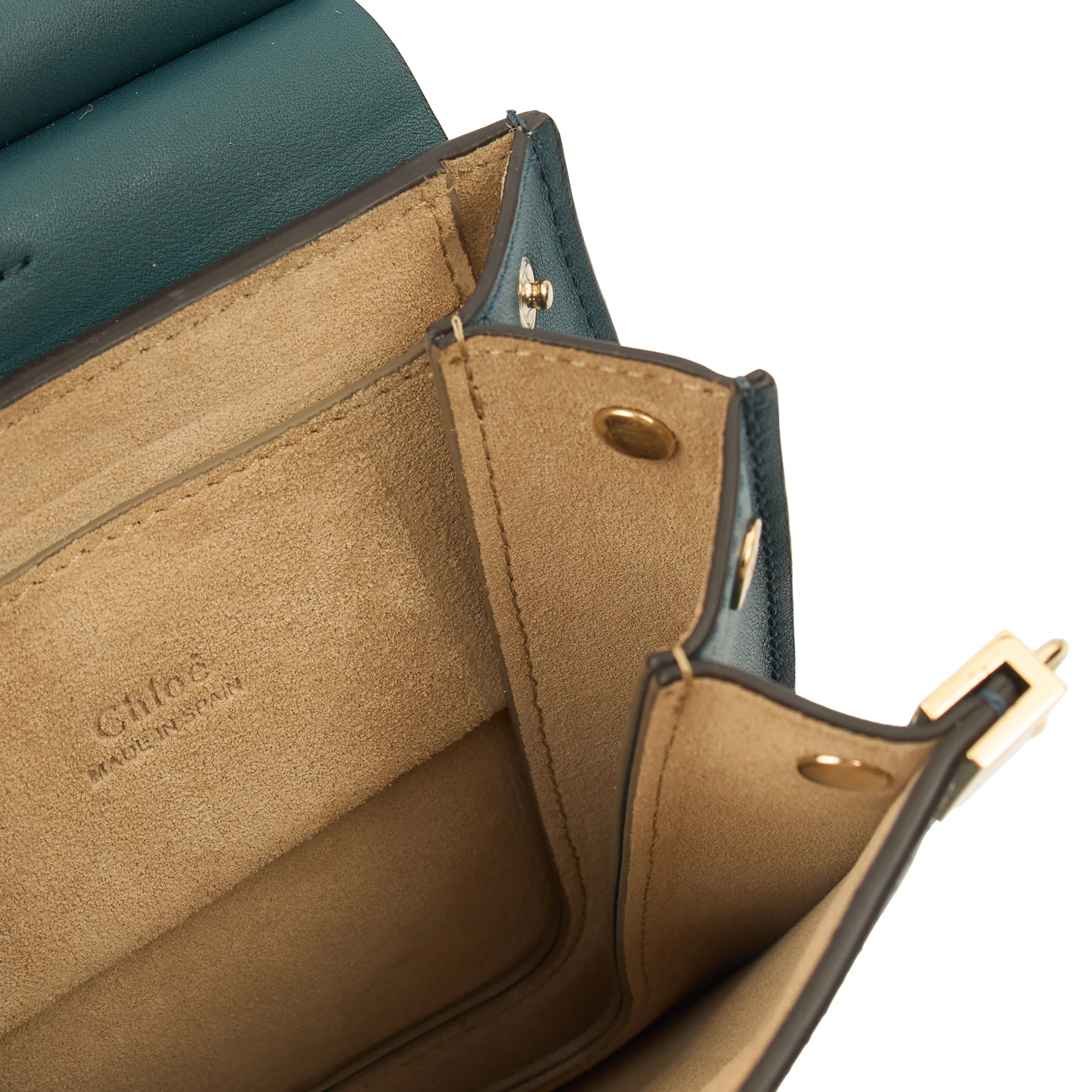 Picture of Chloe Cross Body Faye Day - Mini in Green, Calfskin Leather