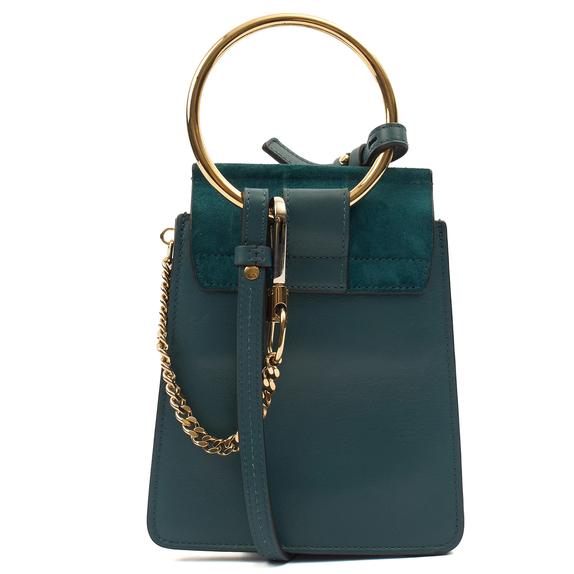 Picture of Chloe Cross Body Faye Day - Mini in Green, Calfskin Leather