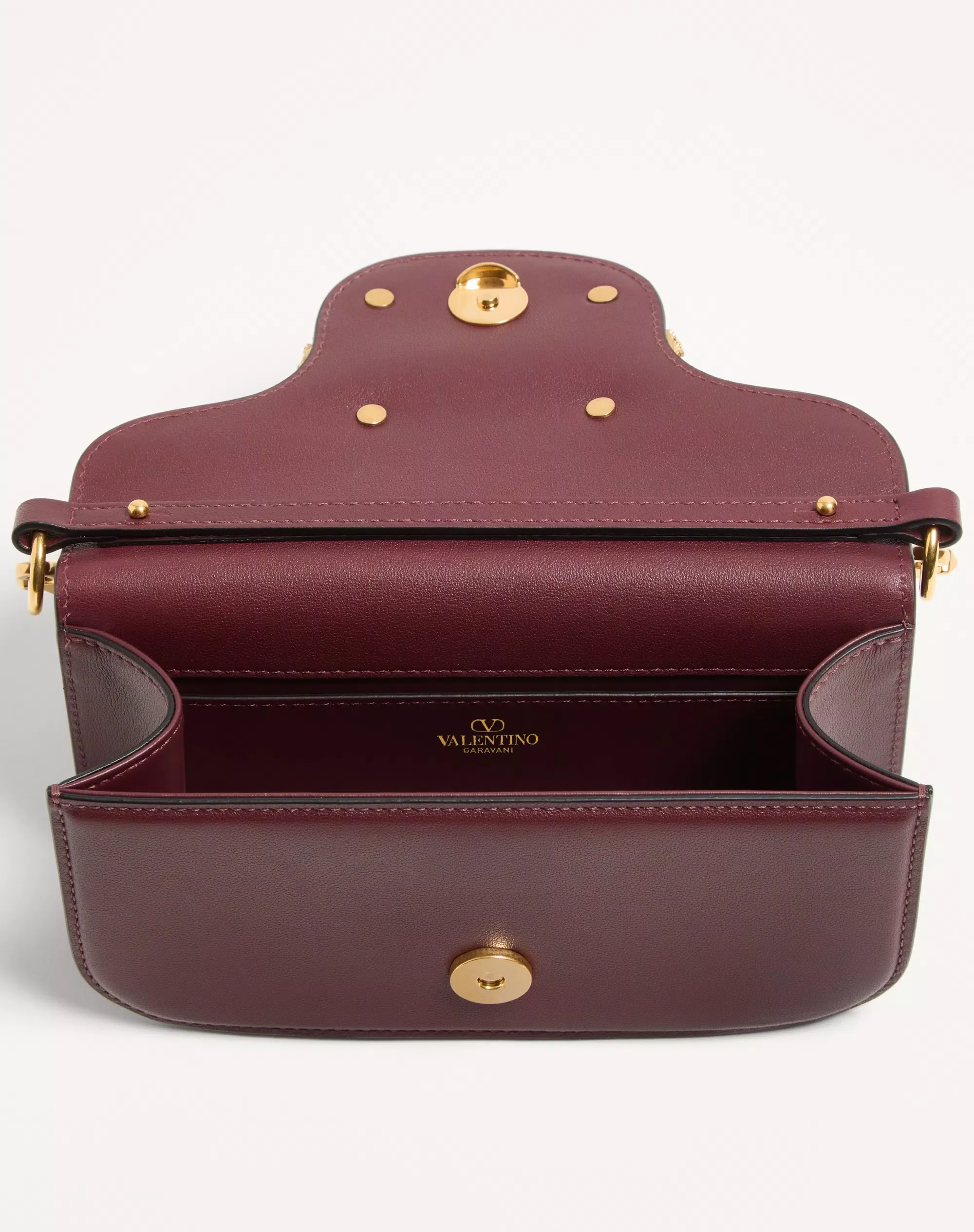 Valentino Garavani Locò Small Shoulder Bag interior view