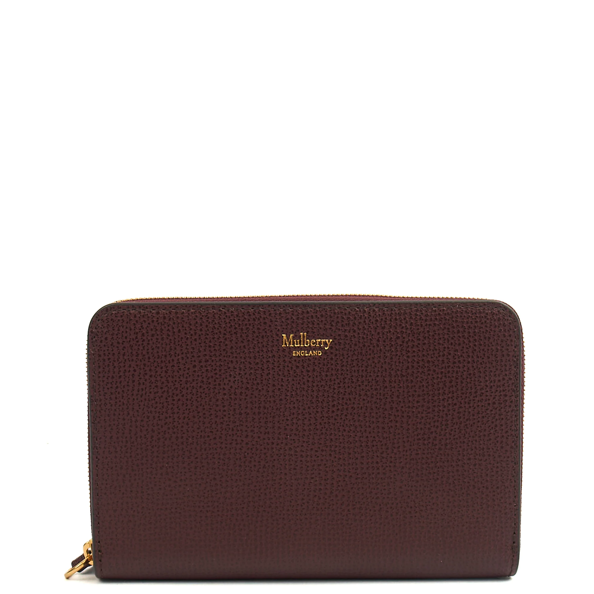 Picture of Mulberry Wallet Wallet in Oxblood, Calfskin Leather