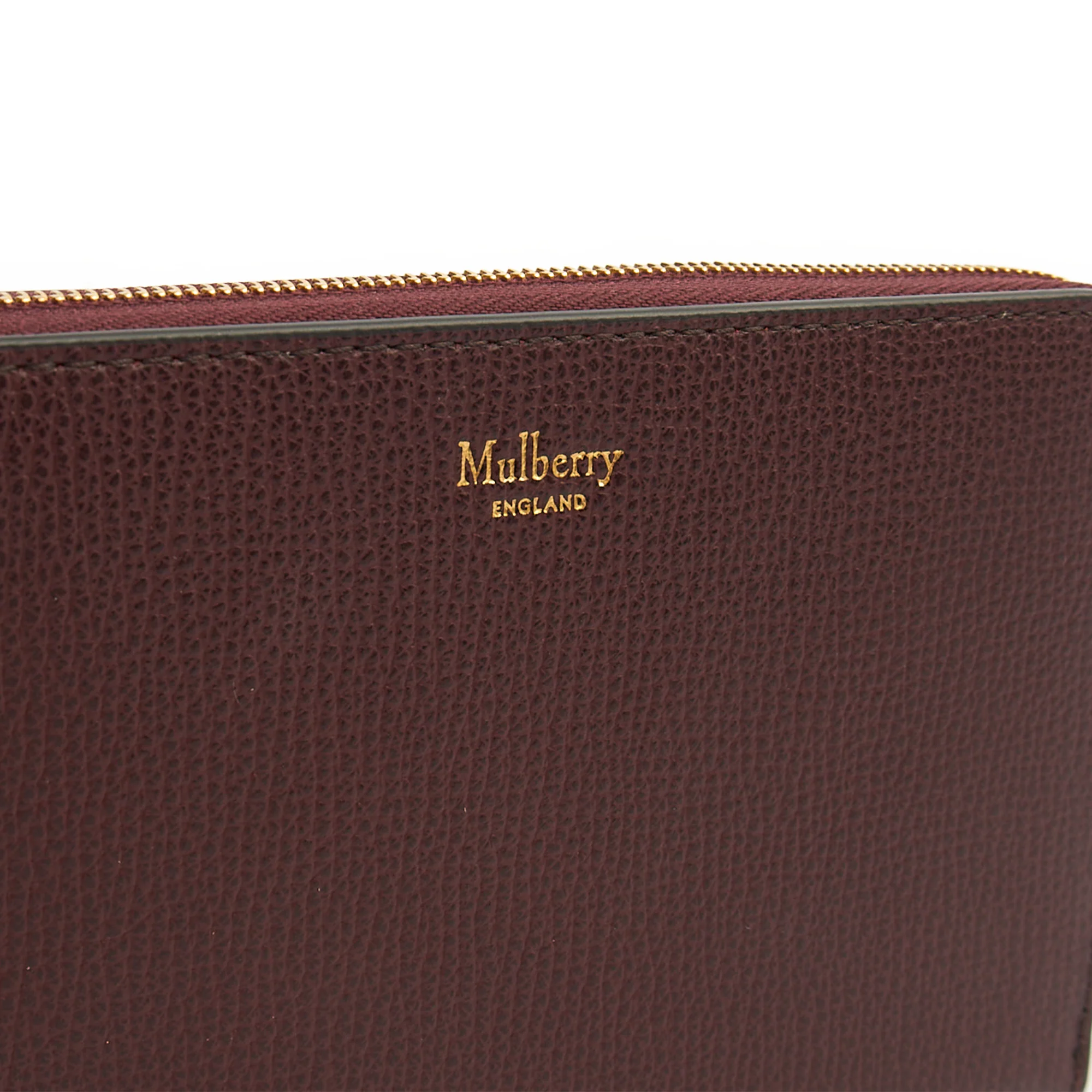 Picture of Mulberry Wallet Wallet in Oxblood, Calfskin Leather