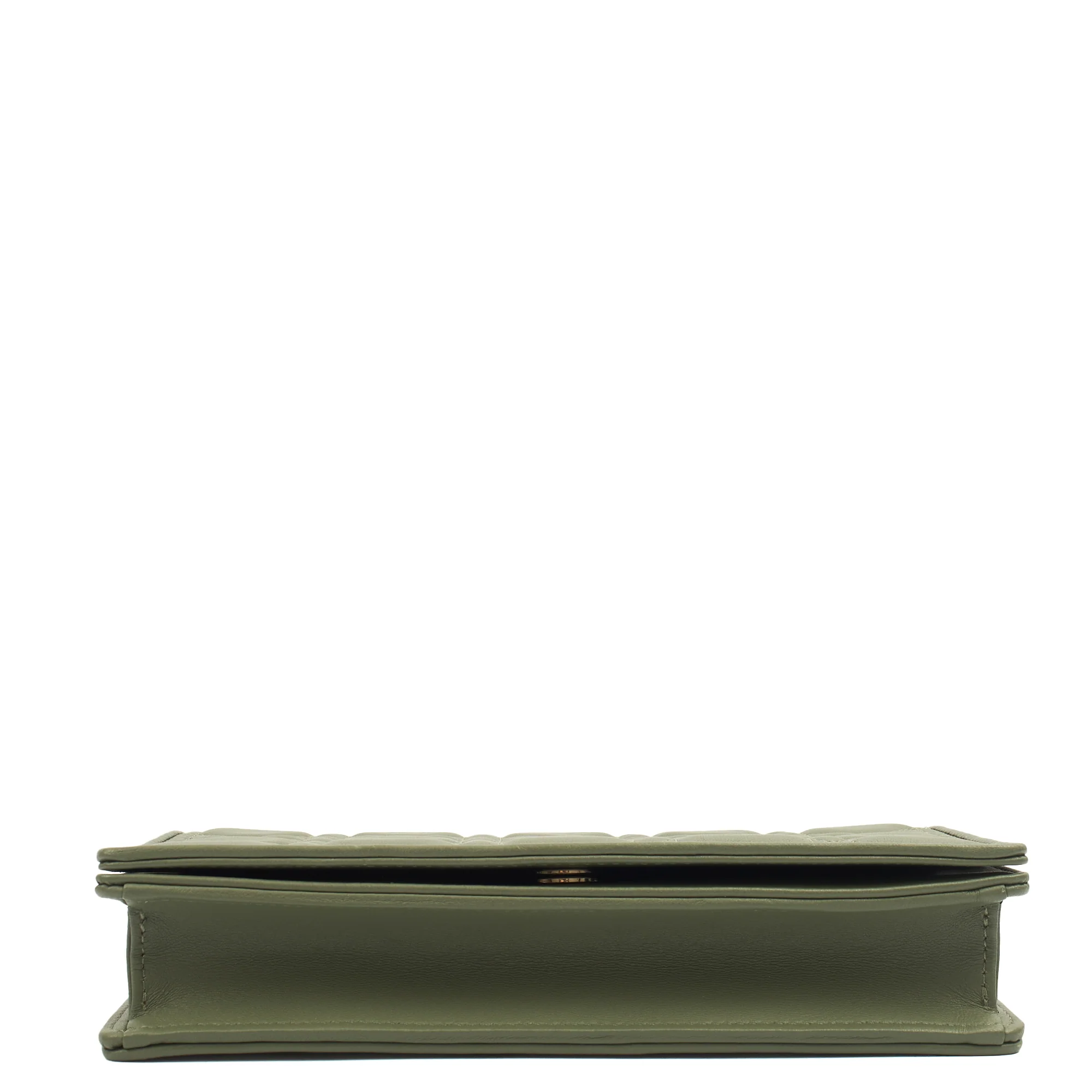 Picture of Christian Dior Cross Body Lady Dior Pouch in Green, Leather