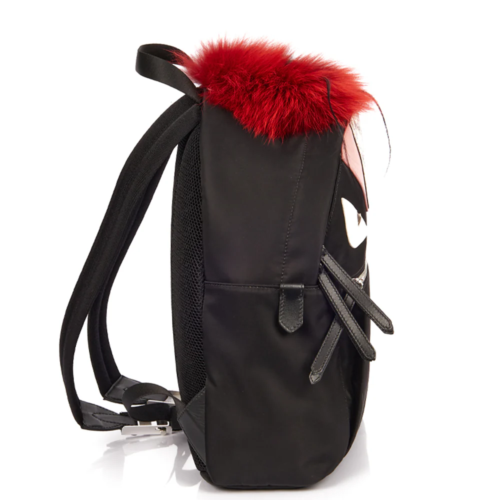 Picture of Fendi Monster Backpack in Black, Fabric