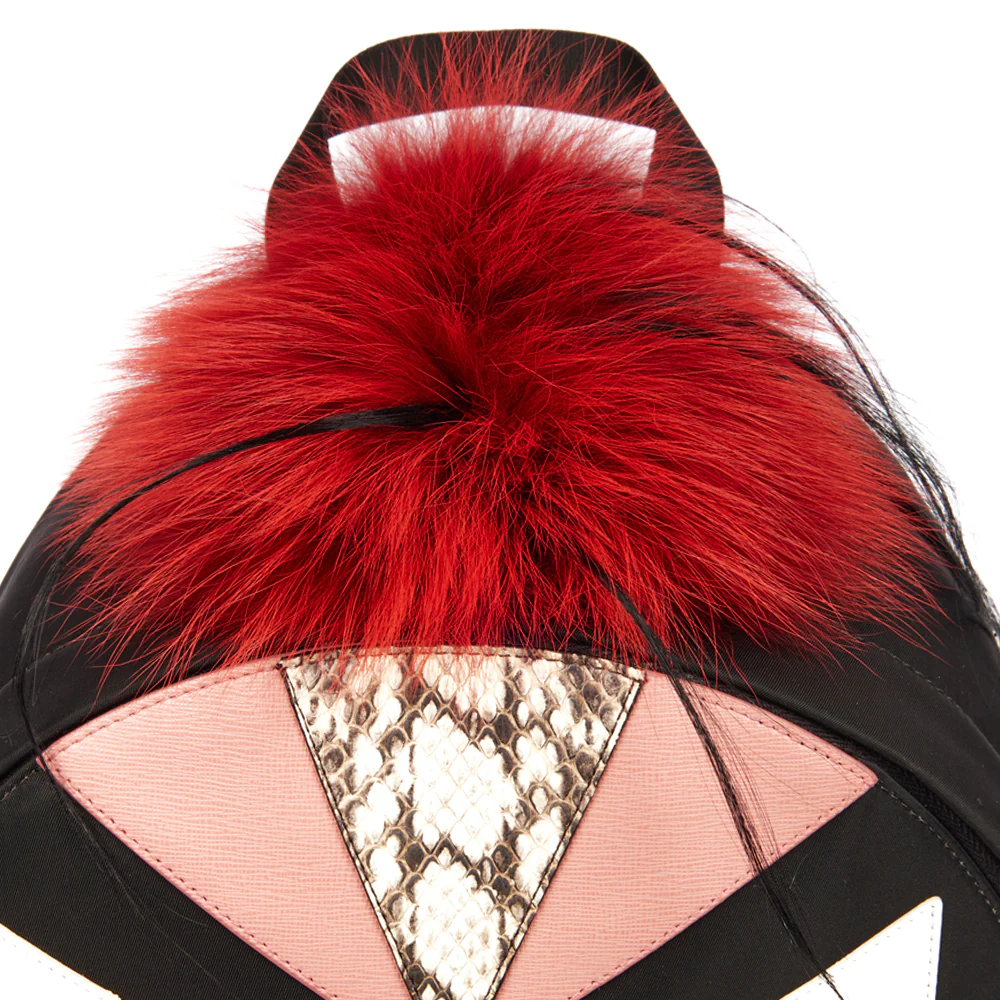 Picture of Fendi Monster Backpack in Black, Fabric