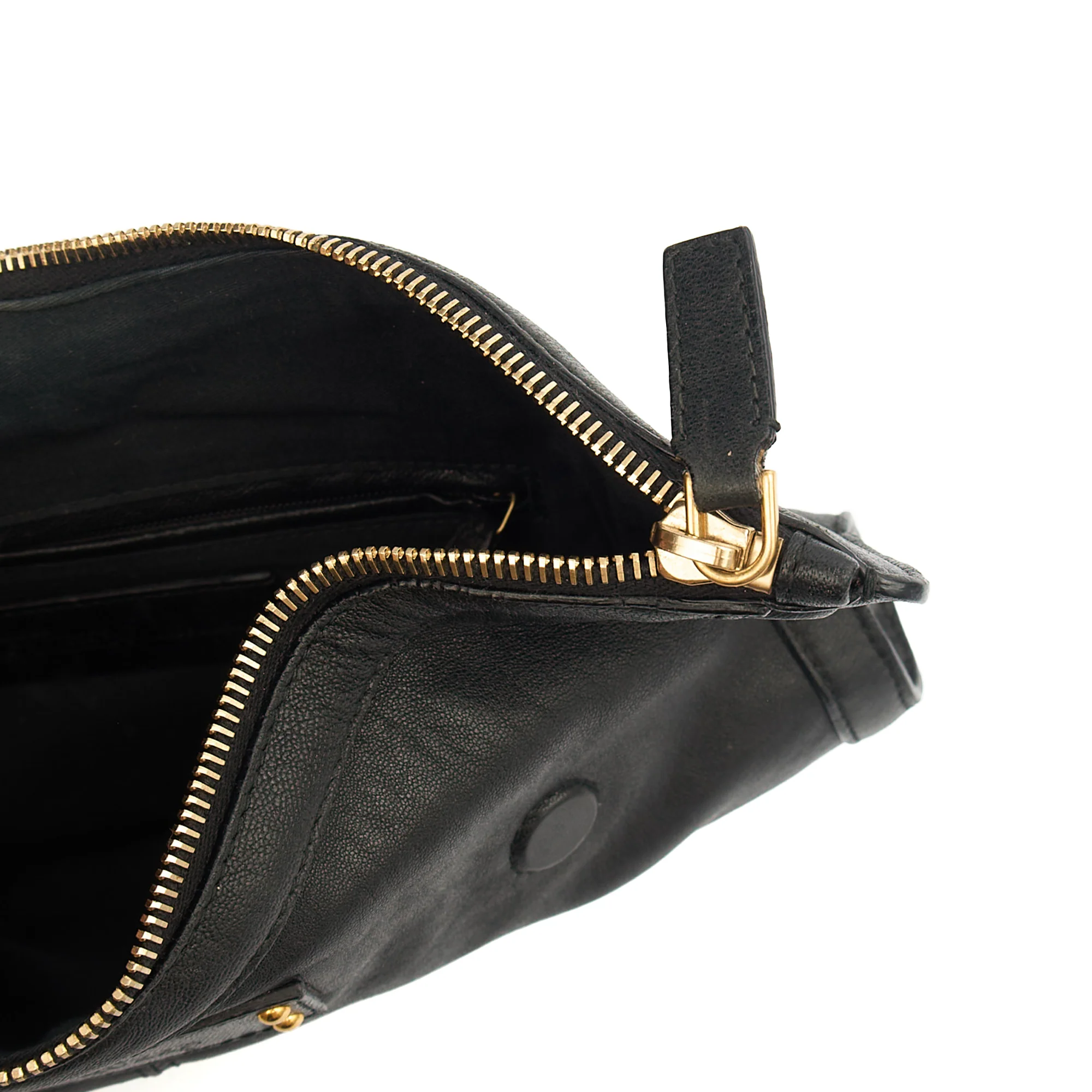 Picture of Alexander McQueen Clutch De Manta Clutch in Black, Leather