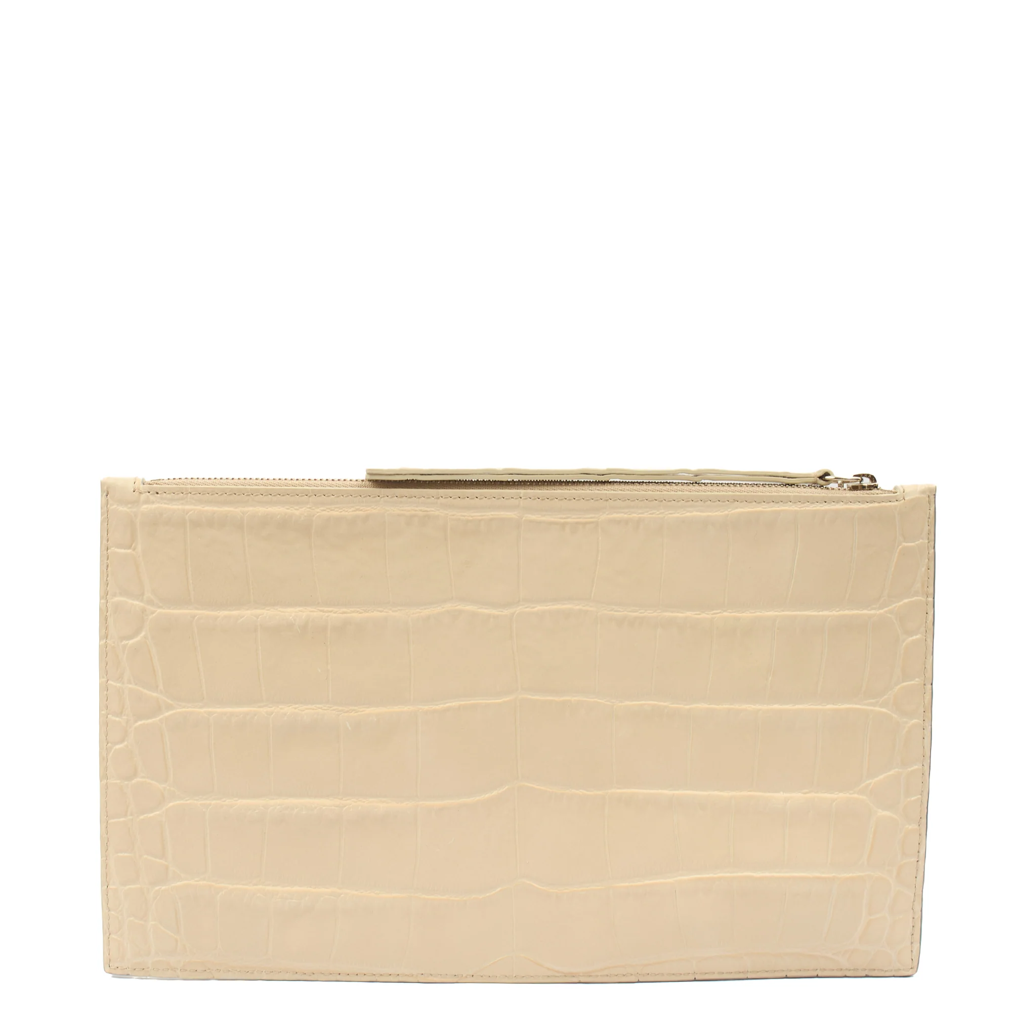 Picture of Alexander McQueen Clutch Clutch  in Neutral, Exotic Effect Leather