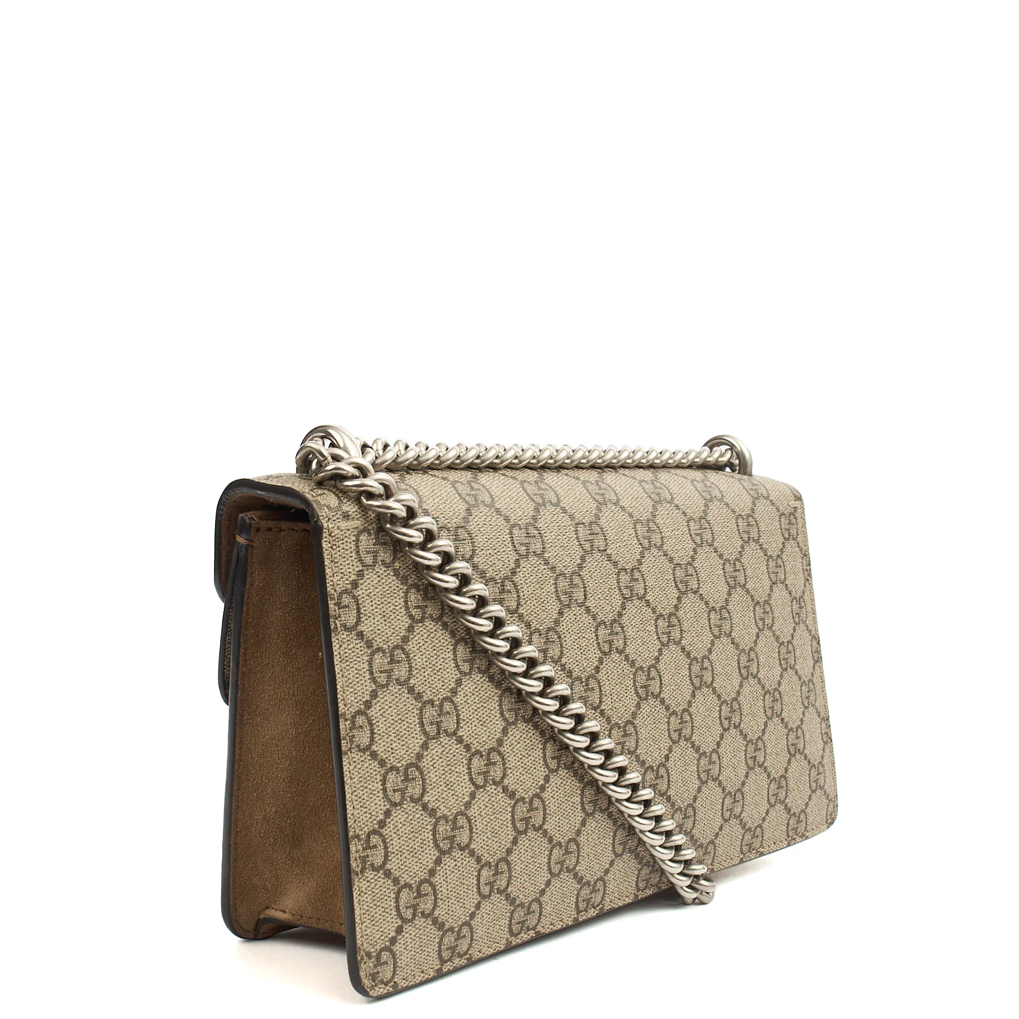 Picture of Gucci Cross Body Dionysus - Small in GG Supreme, Exotic Effect Leather