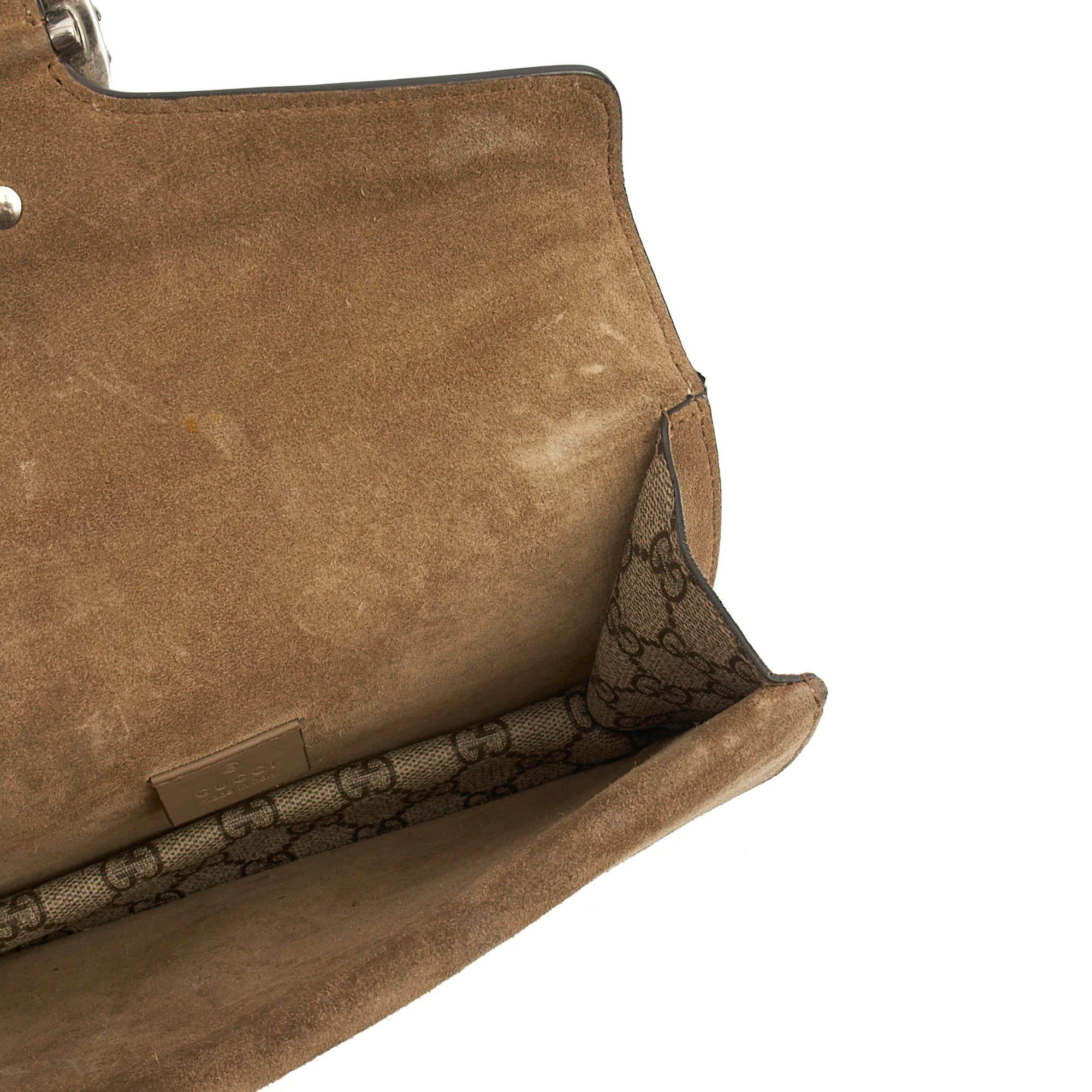 Picture of Gucci Cross Body Dionysus - Small in GG Supreme, Exotic Effect Leather