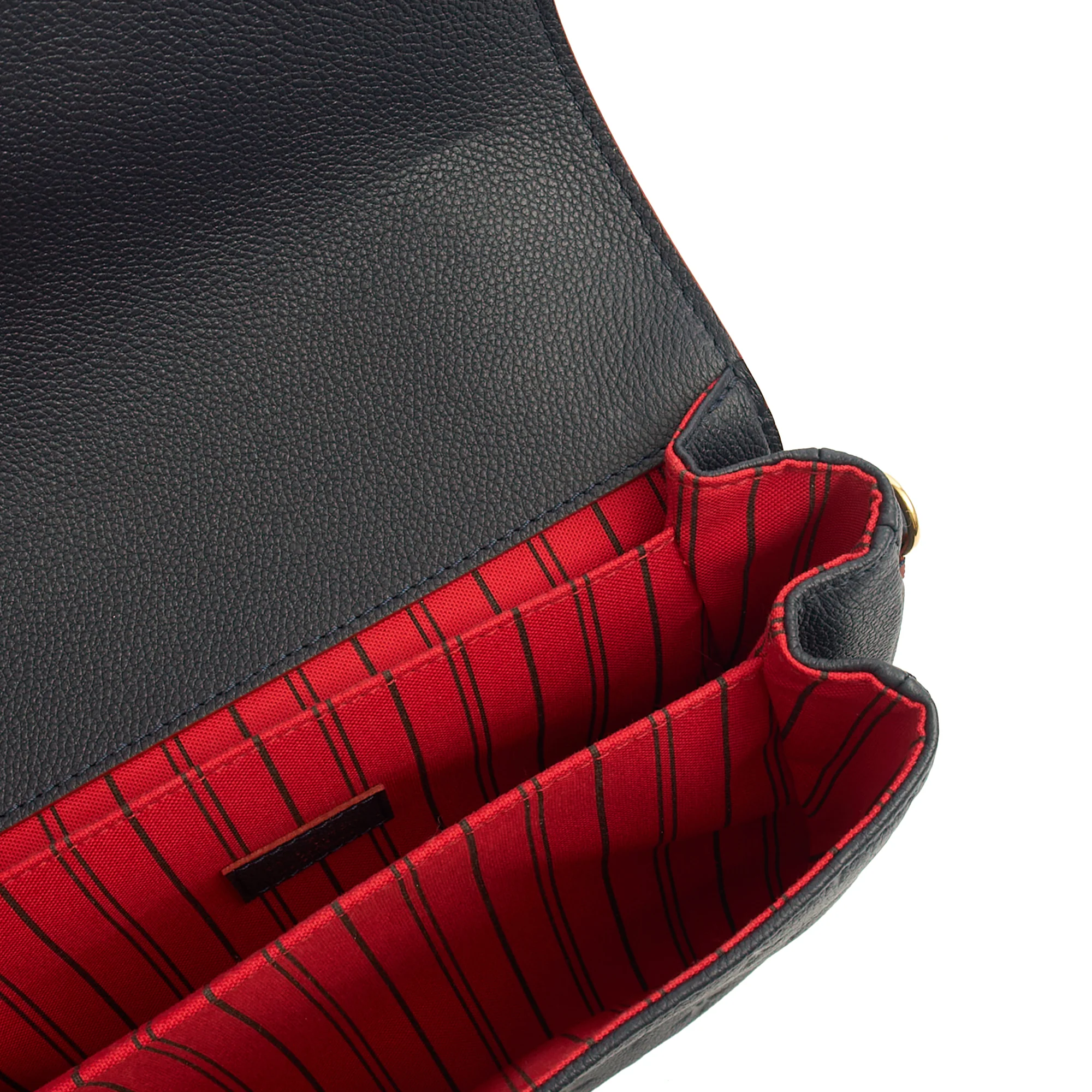 Picture of Louis Vuitton Cross Body Pochette Metis in Blue , Empreinte Leather