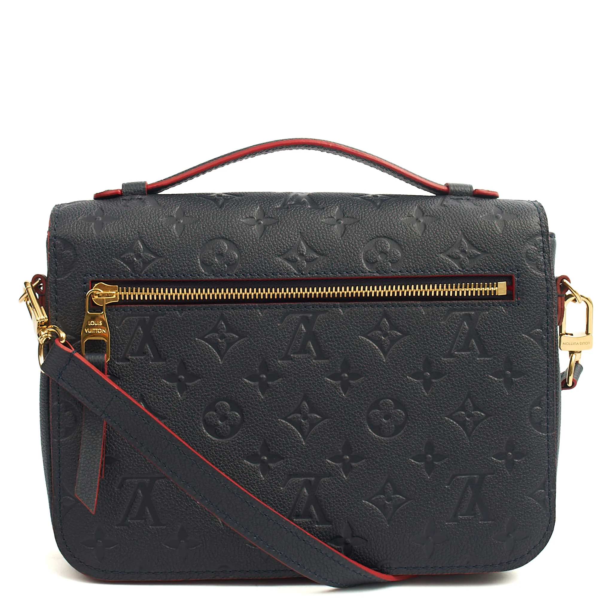 Picture of Louis Vuitton Cross Body Pochette Metis in Blue , Empreinte Leather