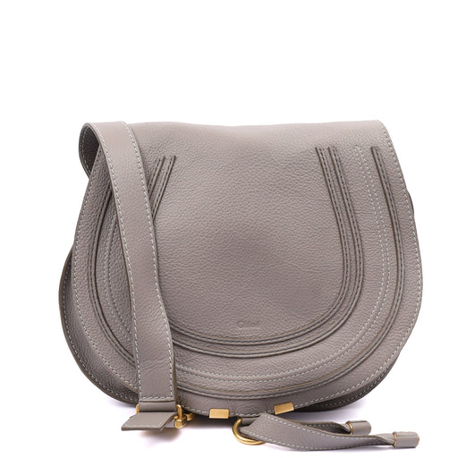 Picture of Chloe Cross Body Marcie - Large in Pastel Grey, Leather