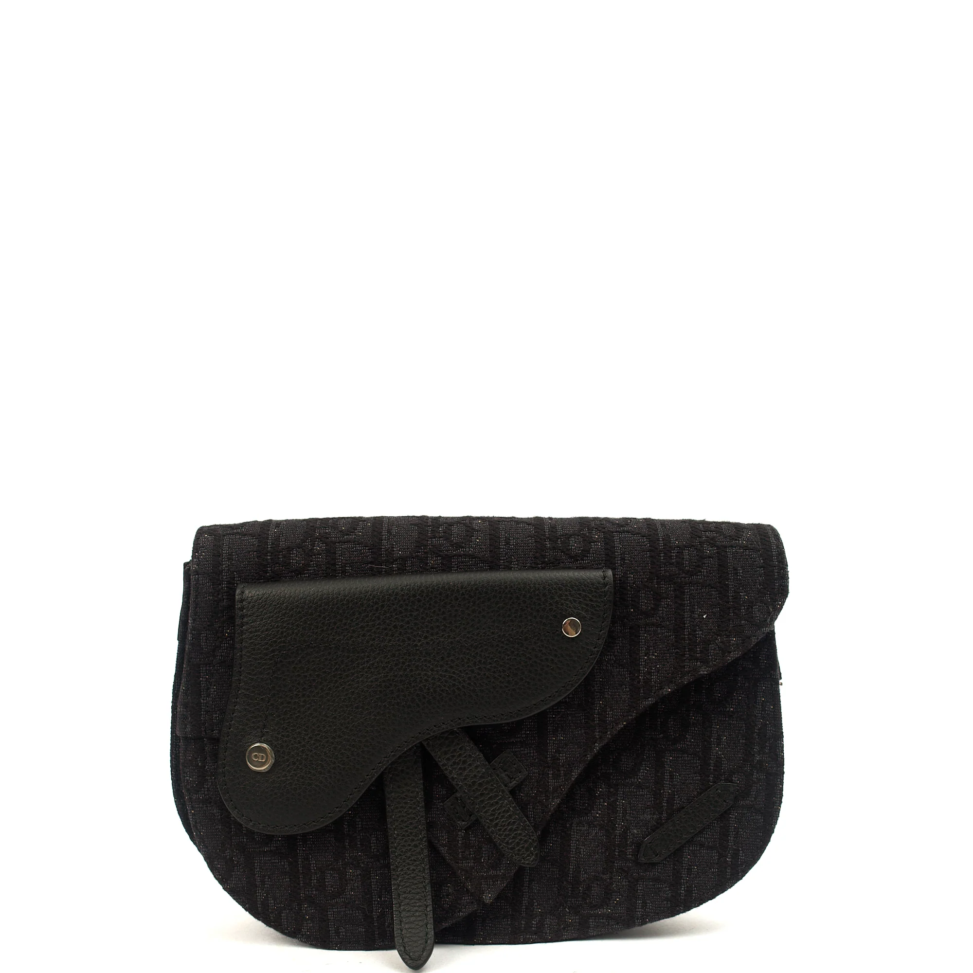 Picture of Christian Dior Cross Body Homme - Saddle Bag in Black, Fabric