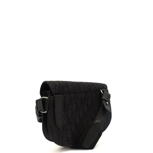 Picture of Christian Dior Cross Body Homme - Saddle Bag in Black, Fabric