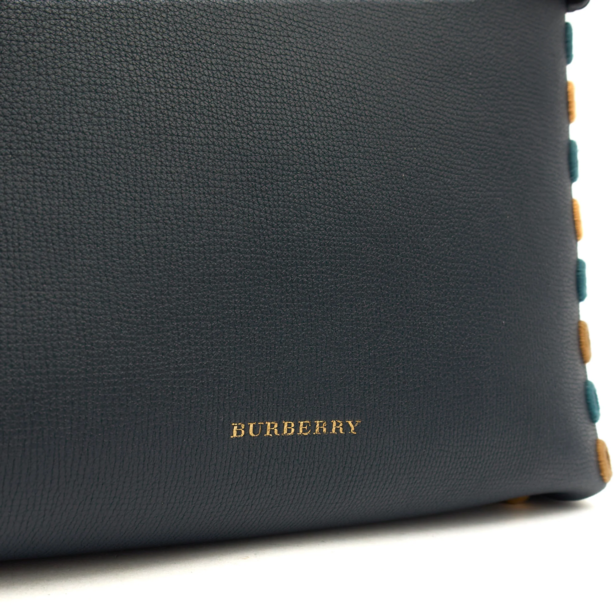 Picture of Burberry Tote Banner - Small in Navy, Leather