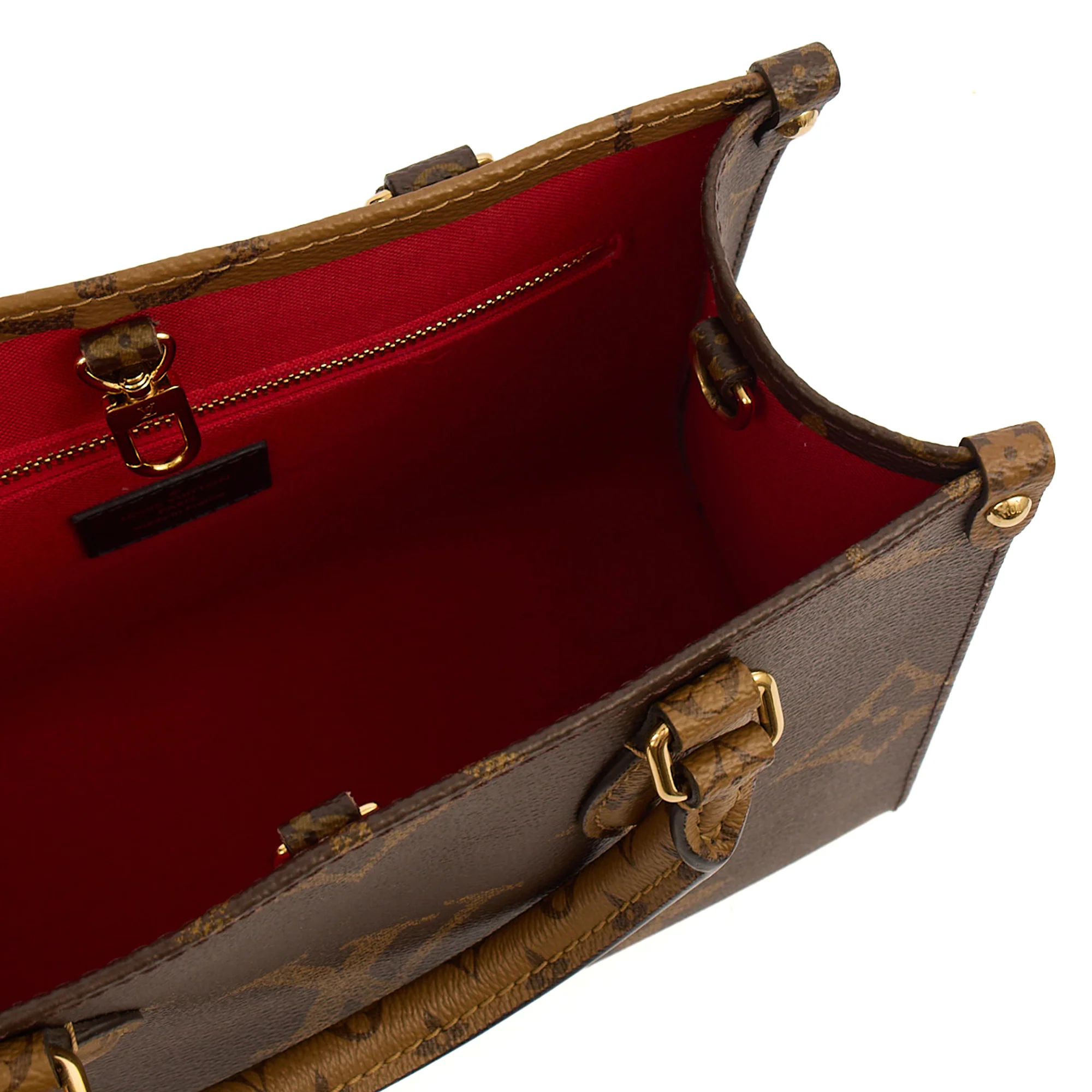 Picture of Louis Vuitton Cross Body On The Go PM in Reverse Monogram, Canvas