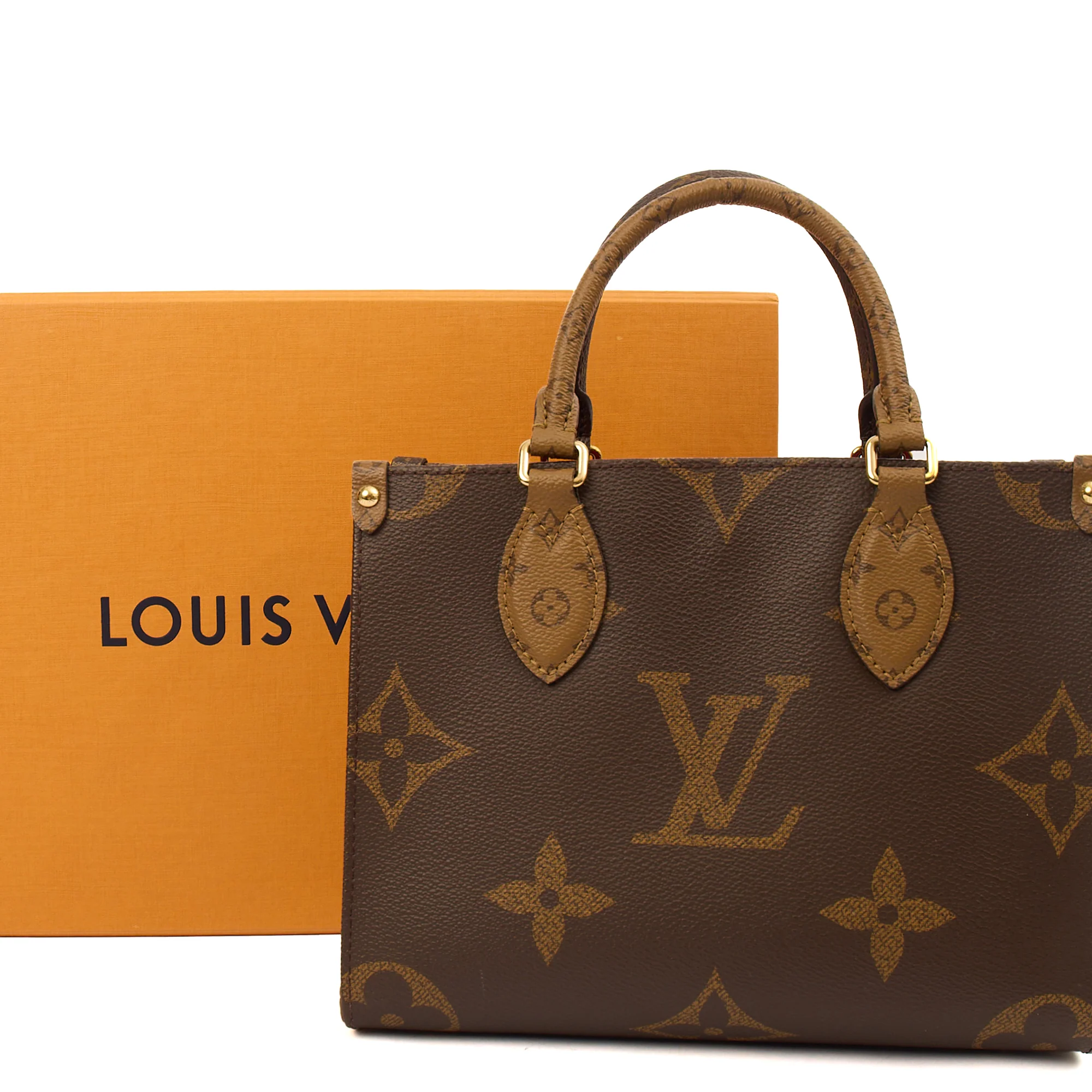 Picture of Louis Vuitton Cross Body On The Go PM in Reverse Monogram, Canvas
