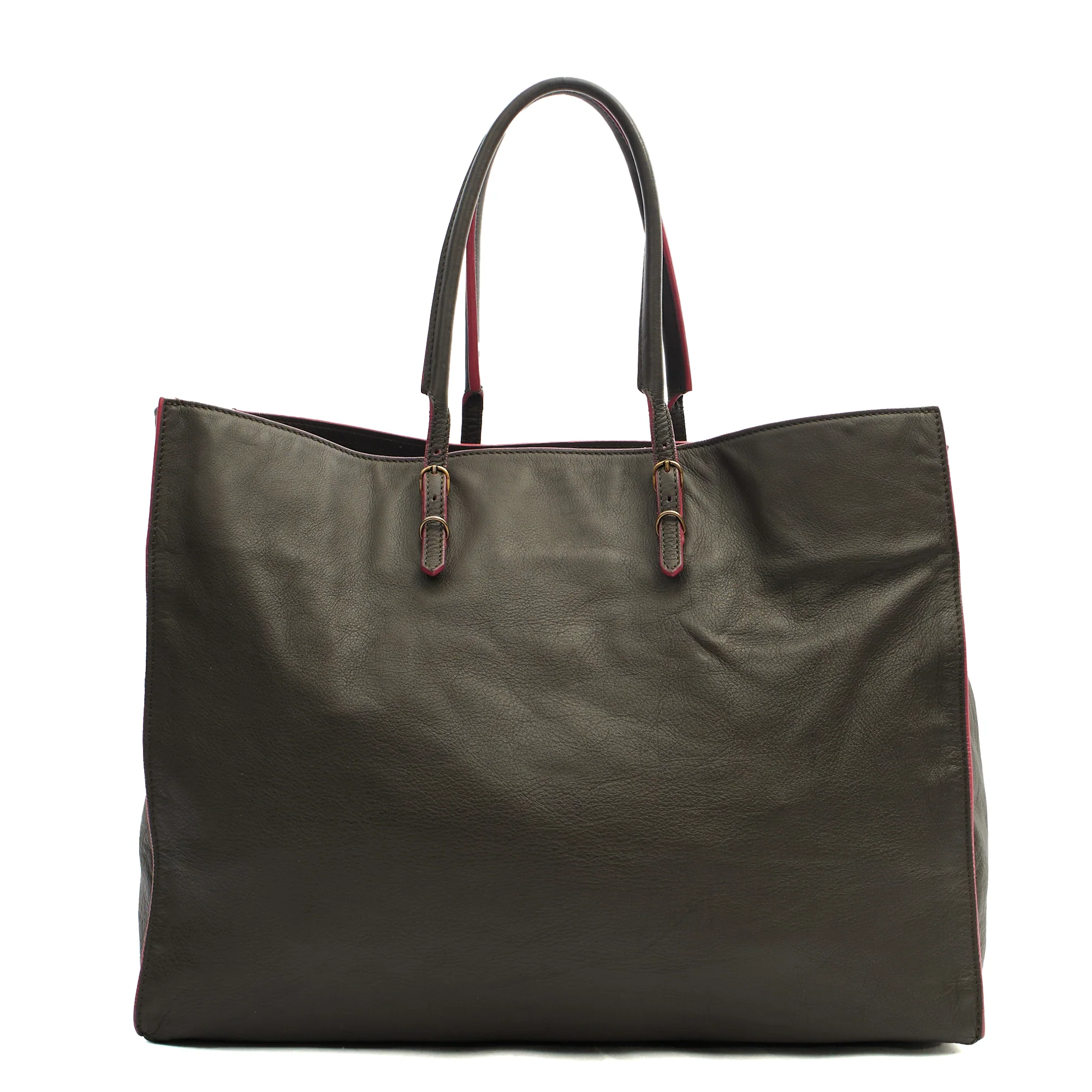 Picture of Balenciaga Tote Papier A4 Tote in Grey, Leather