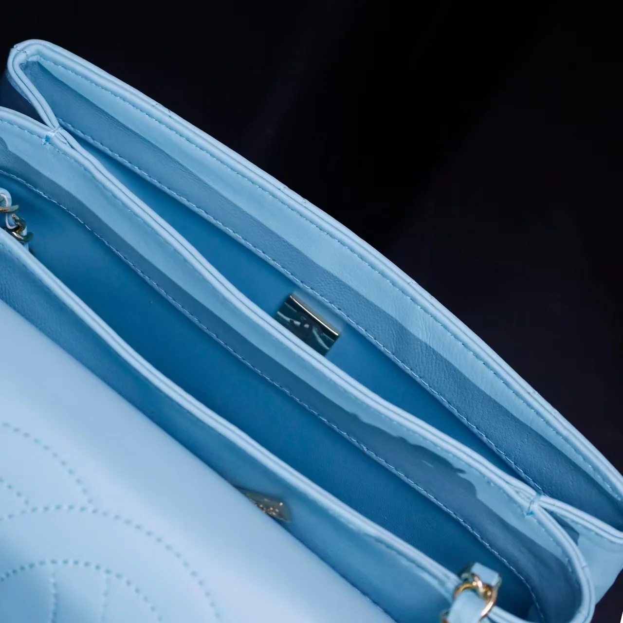 Chanel Trendy Large Bag 25cm in Light Blue