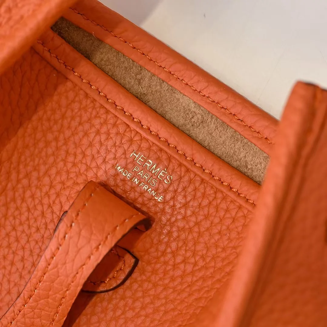 Hermes Evelyne 16 in  Orange - Pre-Owned Authentic