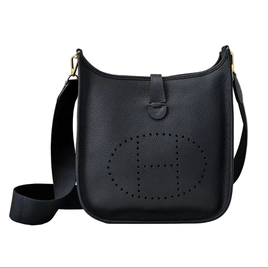 Hermes Evelyne 23  Clemence Black -Pre-Owned Authentic