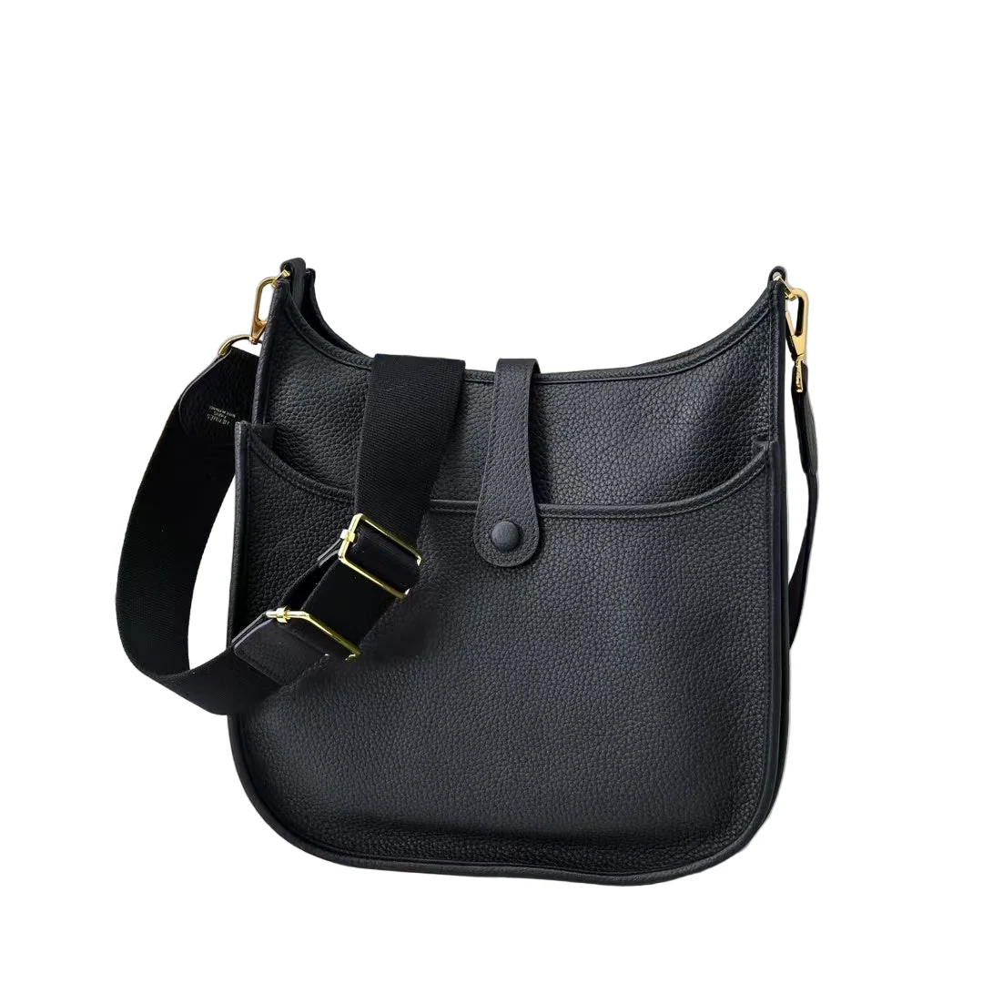 Hermes Evelyne 23  Clemence Black -Pre-Owned Authentic