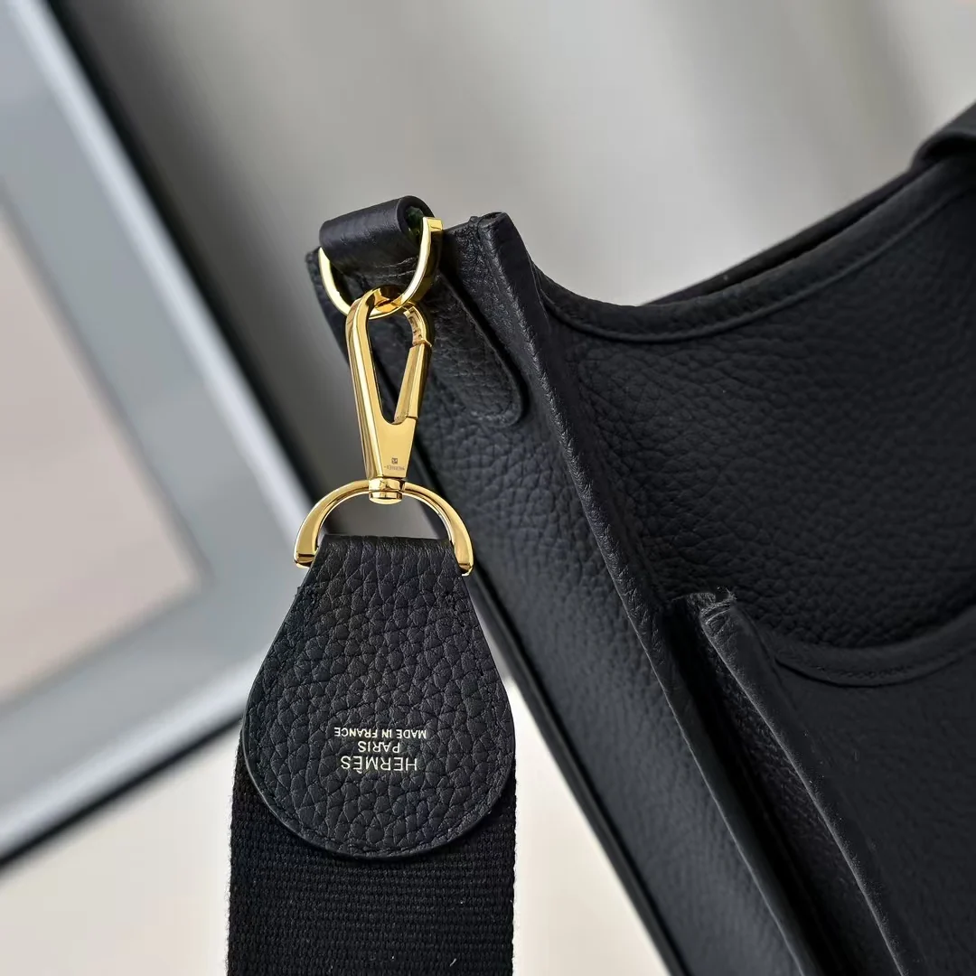 Hermes Evelyne 23  Clemence Black -Pre-Owned Authentic