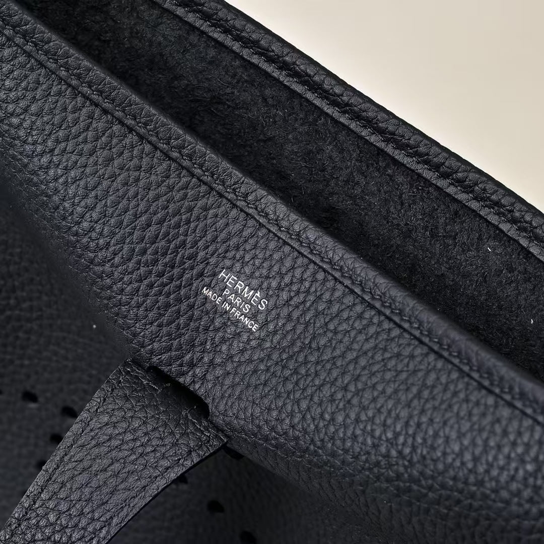 Hermes Evelyne 23 Clemence Black -Pre-Owned Authentic