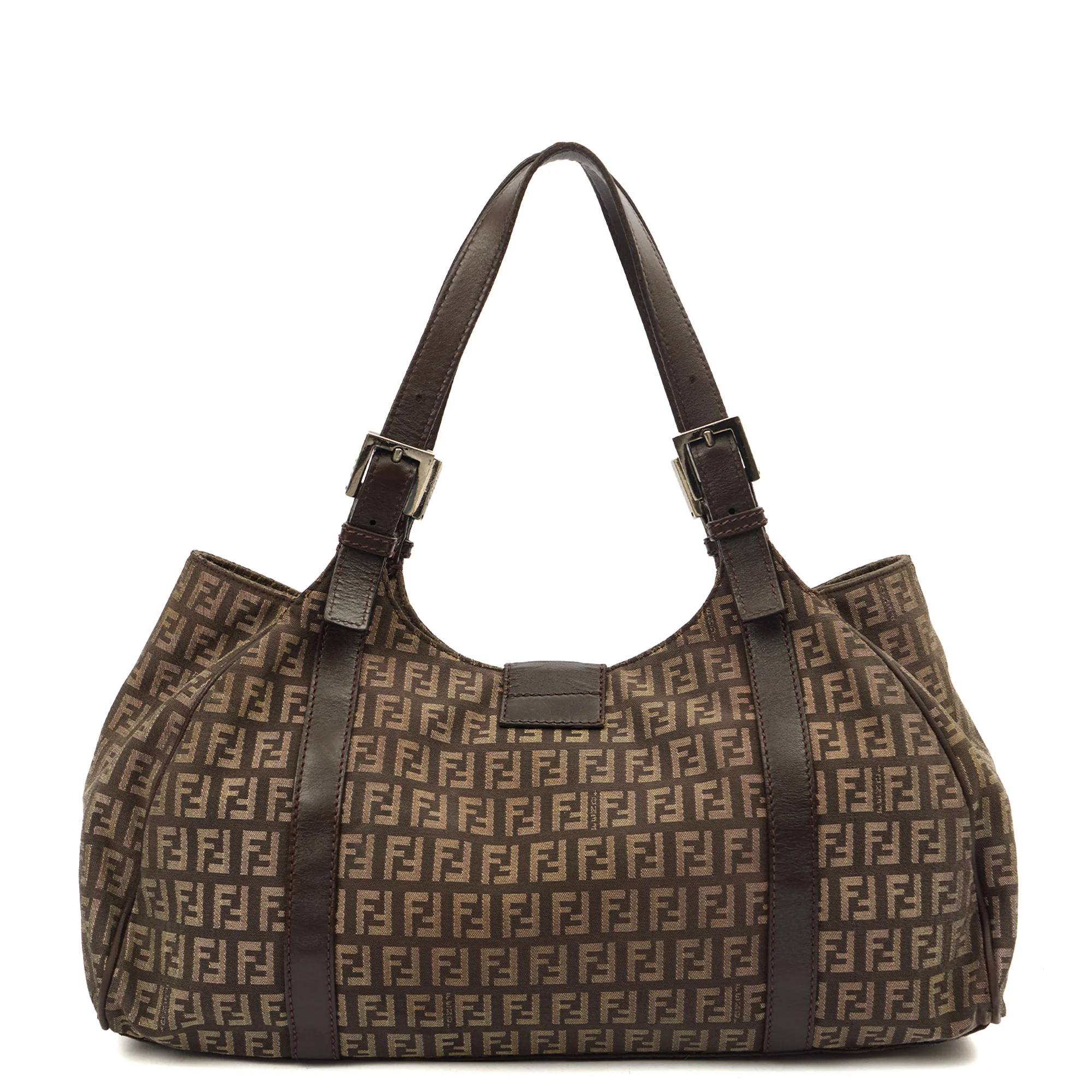Picture of Fendi Tote Zucca Tote in Brown, Fabric