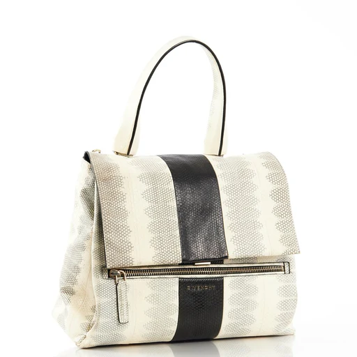 Picture of Givenchy Tote Pandora - Medium in Storm Gray, Exotic Effect Leather