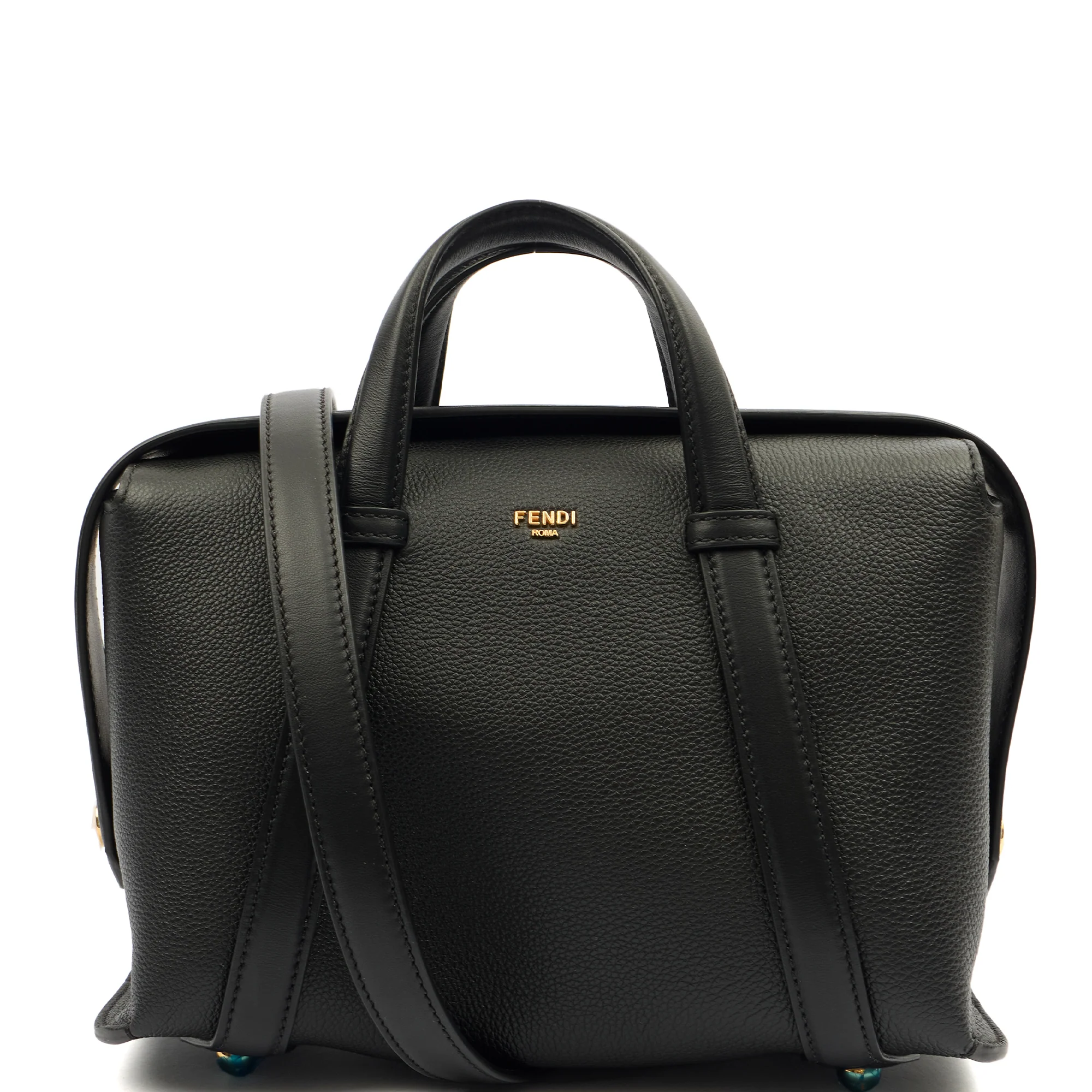 Picture of Fendi Tote By The Way - Medium in Black, Leather