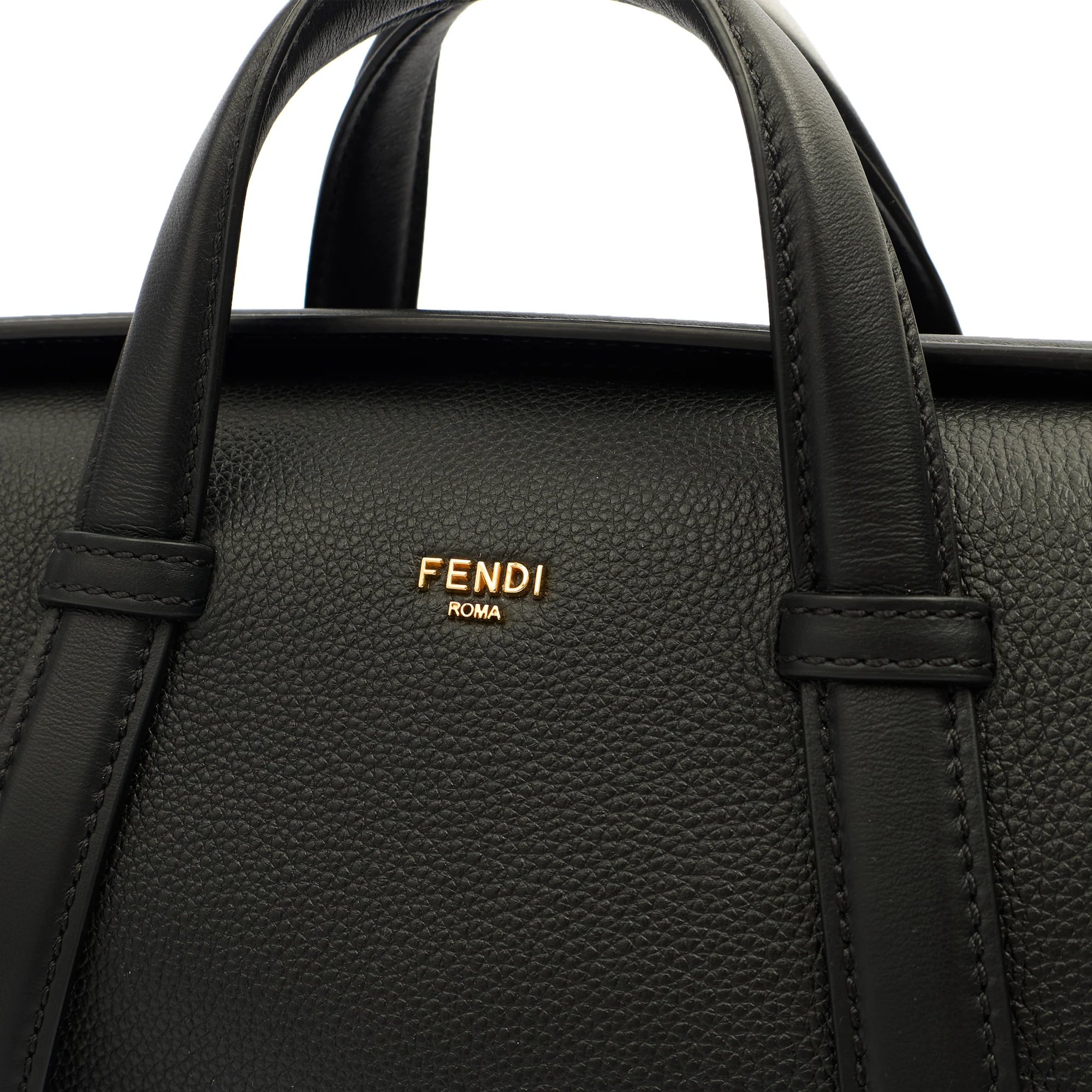 Picture of Fendi Tote By The Way - Medium in Black, Leather