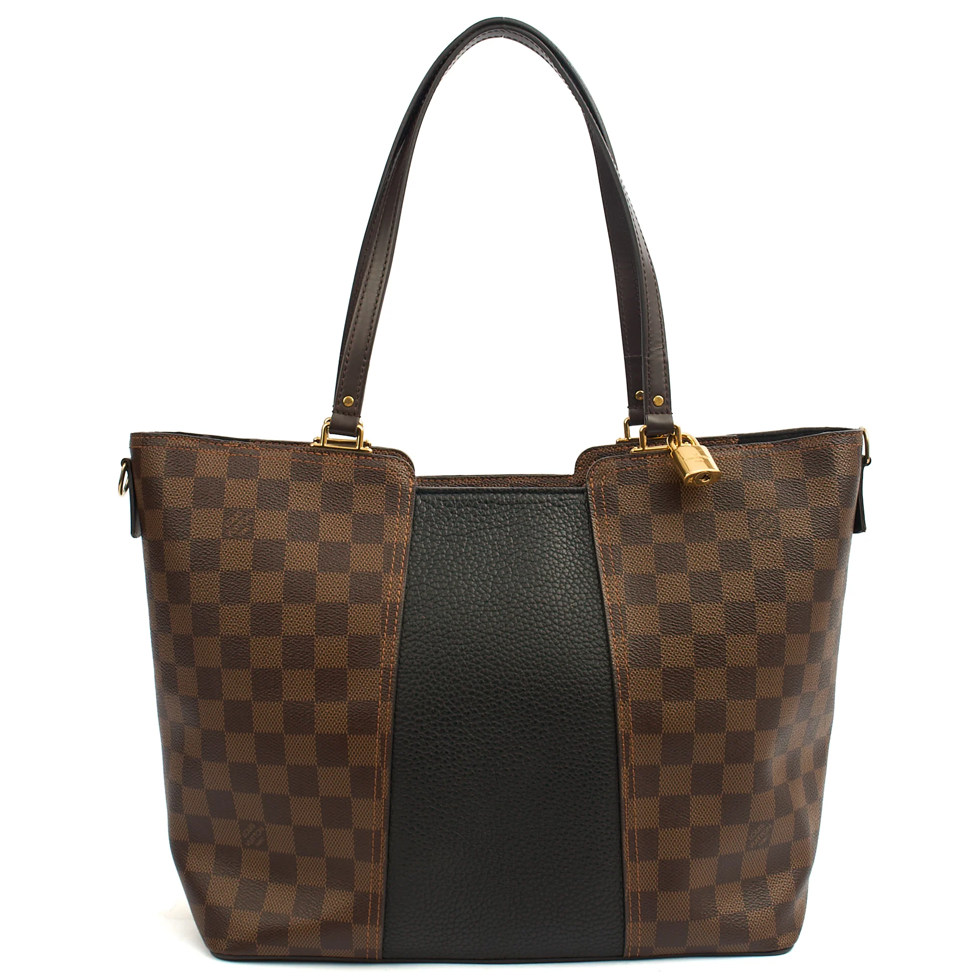 Picture of Louis Vuitton Tote Jersey in Damier Ebene, Canvas