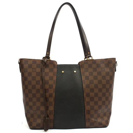 Picture of Louis Vuitton Tote Jersey in Damier Ebene, Canvas