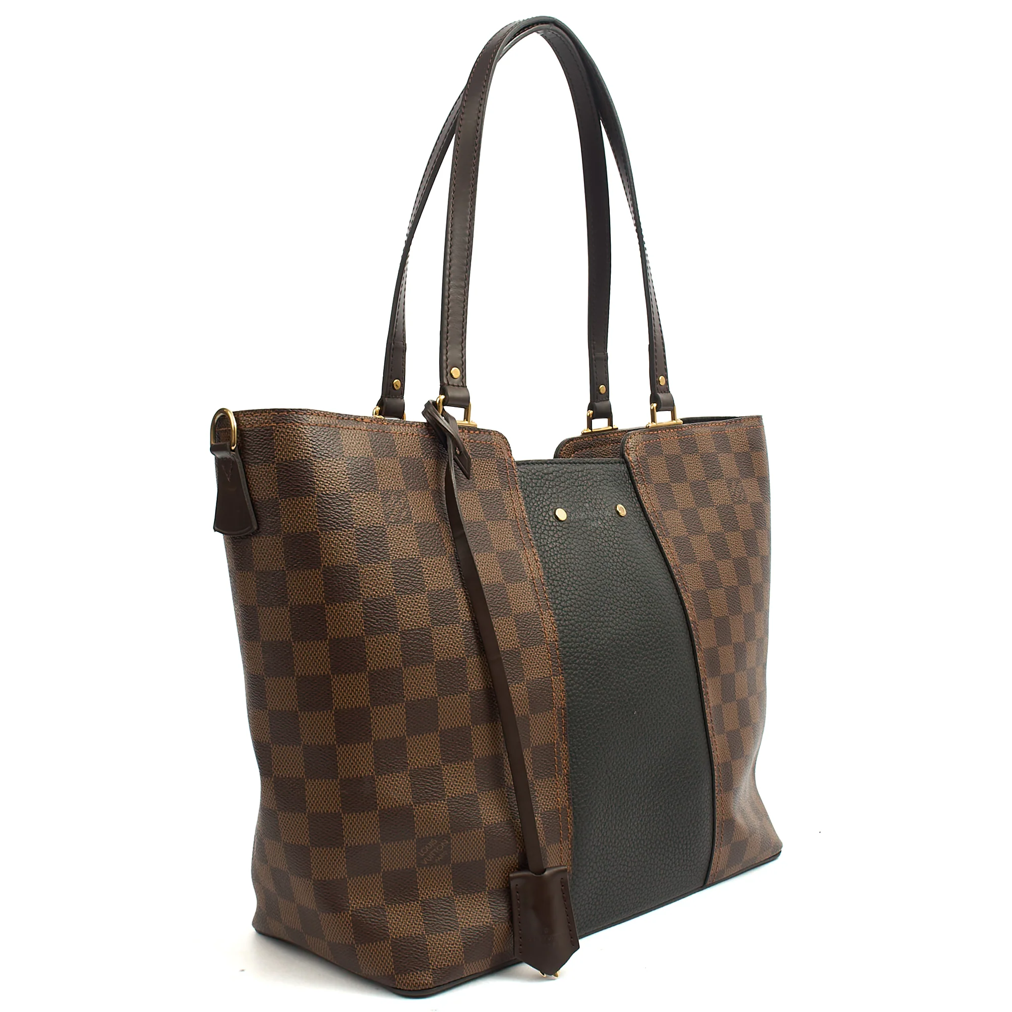 Picture of Louis Vuitton Tote Jersey in Damier Ebene, Canvas