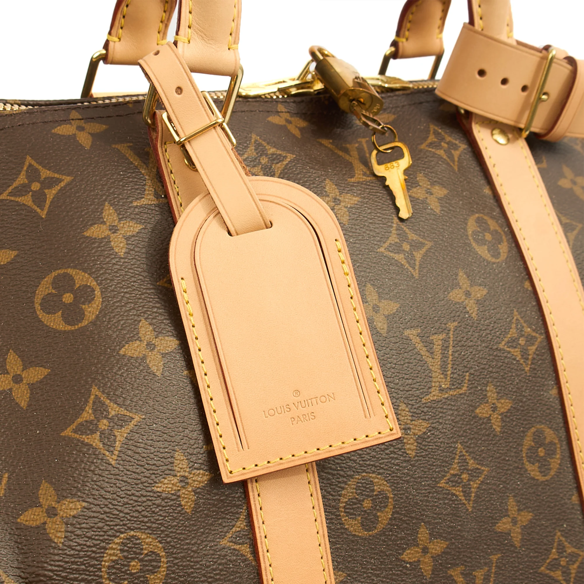 Picture of Louis Vuitton Soft Sided Keepall 55 Bandouliere in Monogram, Canvas