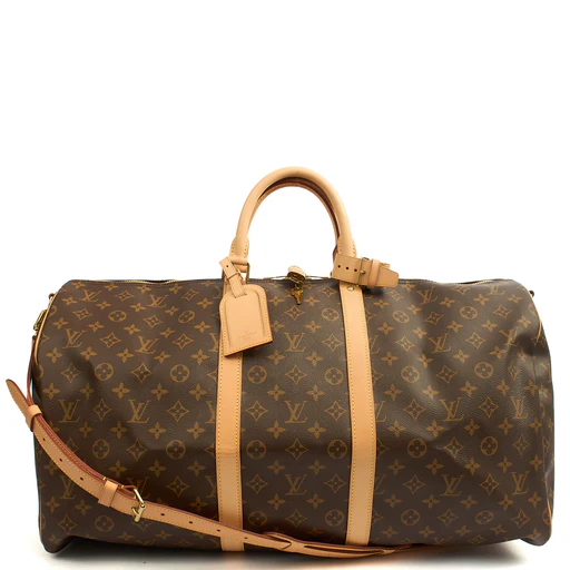 Picture of Louis Vuitton Soft Sided Keepall 55 Bandouliere in Monogram, Canvas