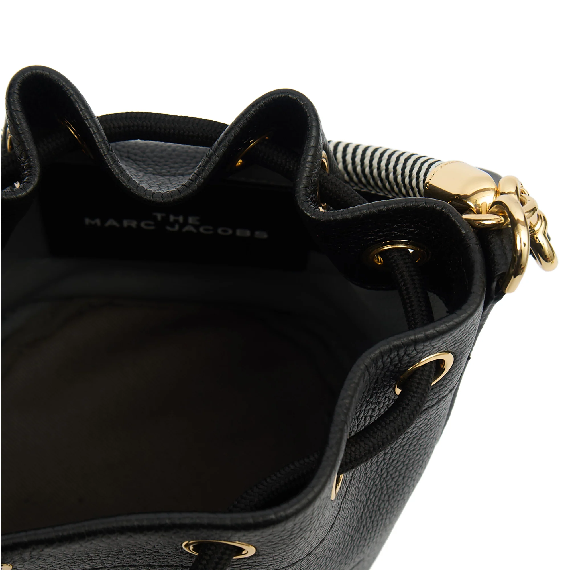 Picture of Marc Jacobs Bucket Bag The Leather Bucket Bag in Black, Leather