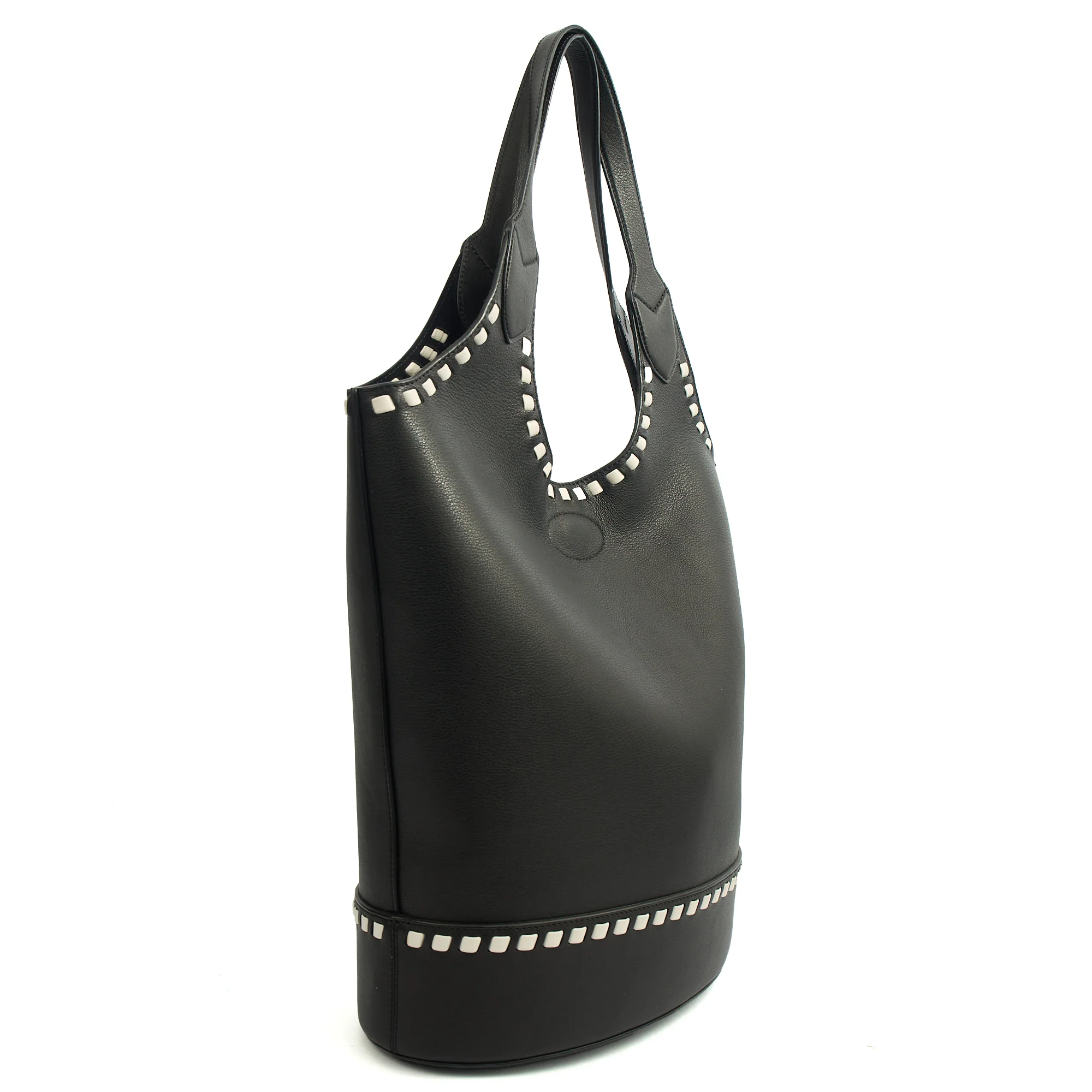 Picture of Mulberry Tote Lily - Tote  in Black, Leather