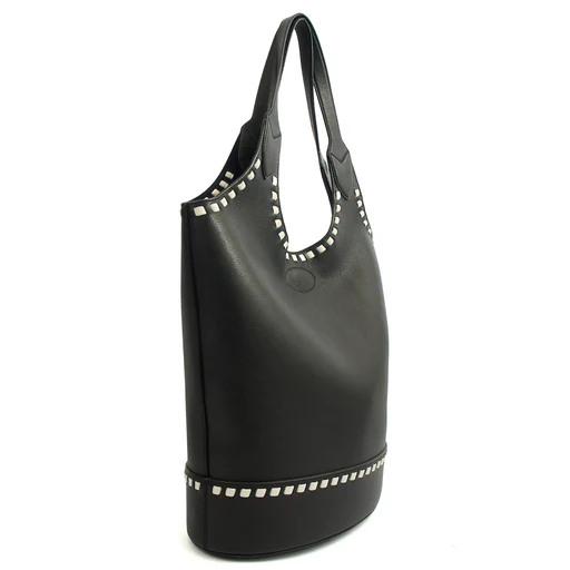 Picture of Mulberry Tote Lily - Tote  in Black, Leather