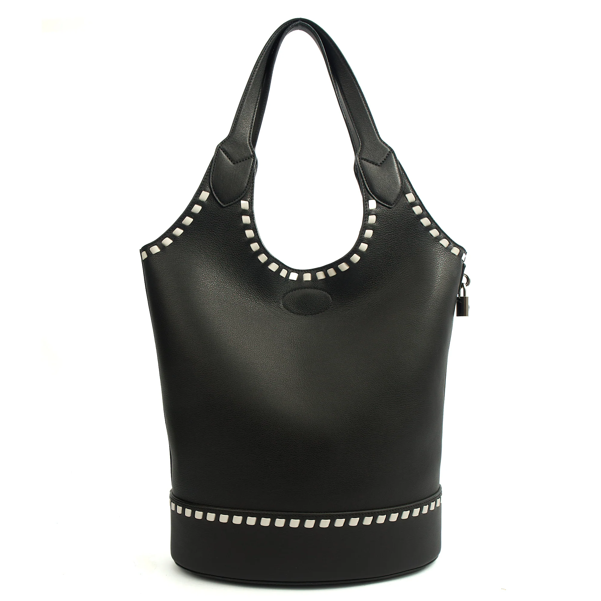 Picture of Mulberry Tote Lily - Tote  in Black, Leather