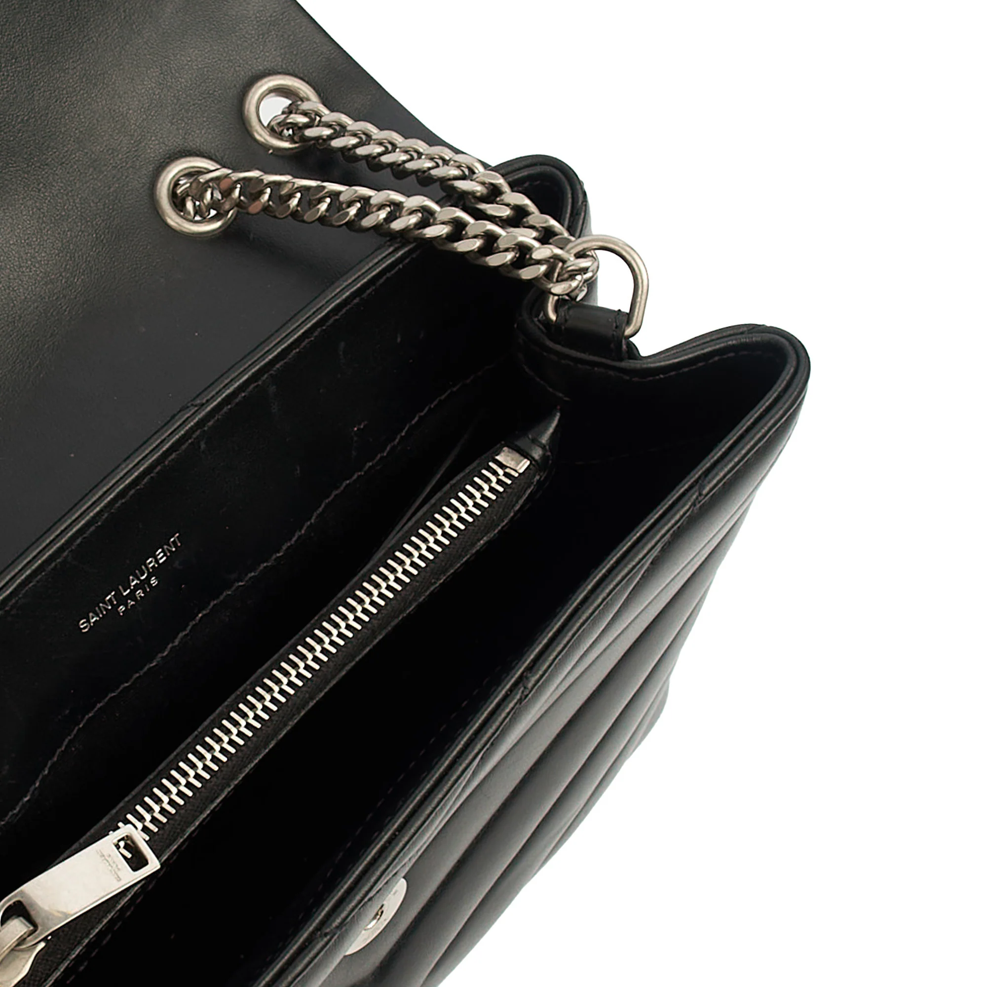 Picture of Saint Laurent Shoulder Bag Lou Lou - Small in Black, Leather