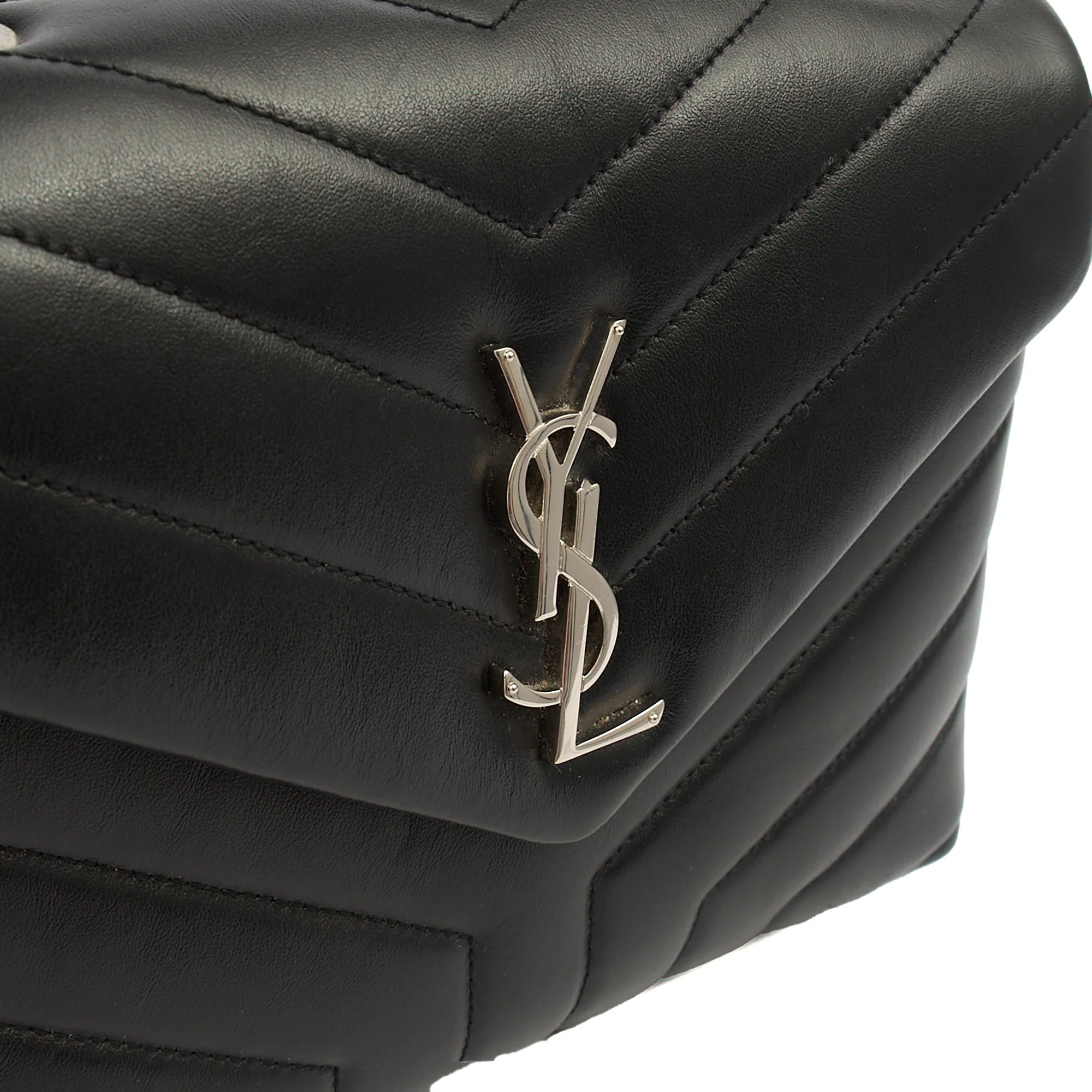 Picture of Saint Laurent Shoulder Bag Lou Lou - Small in Black, Leather