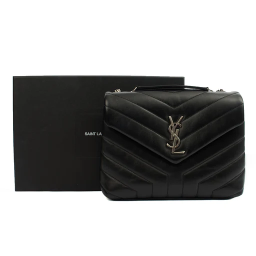 Picture of Saint Laurent Shoulder Bag Lou Lou - Small in Black, Leather