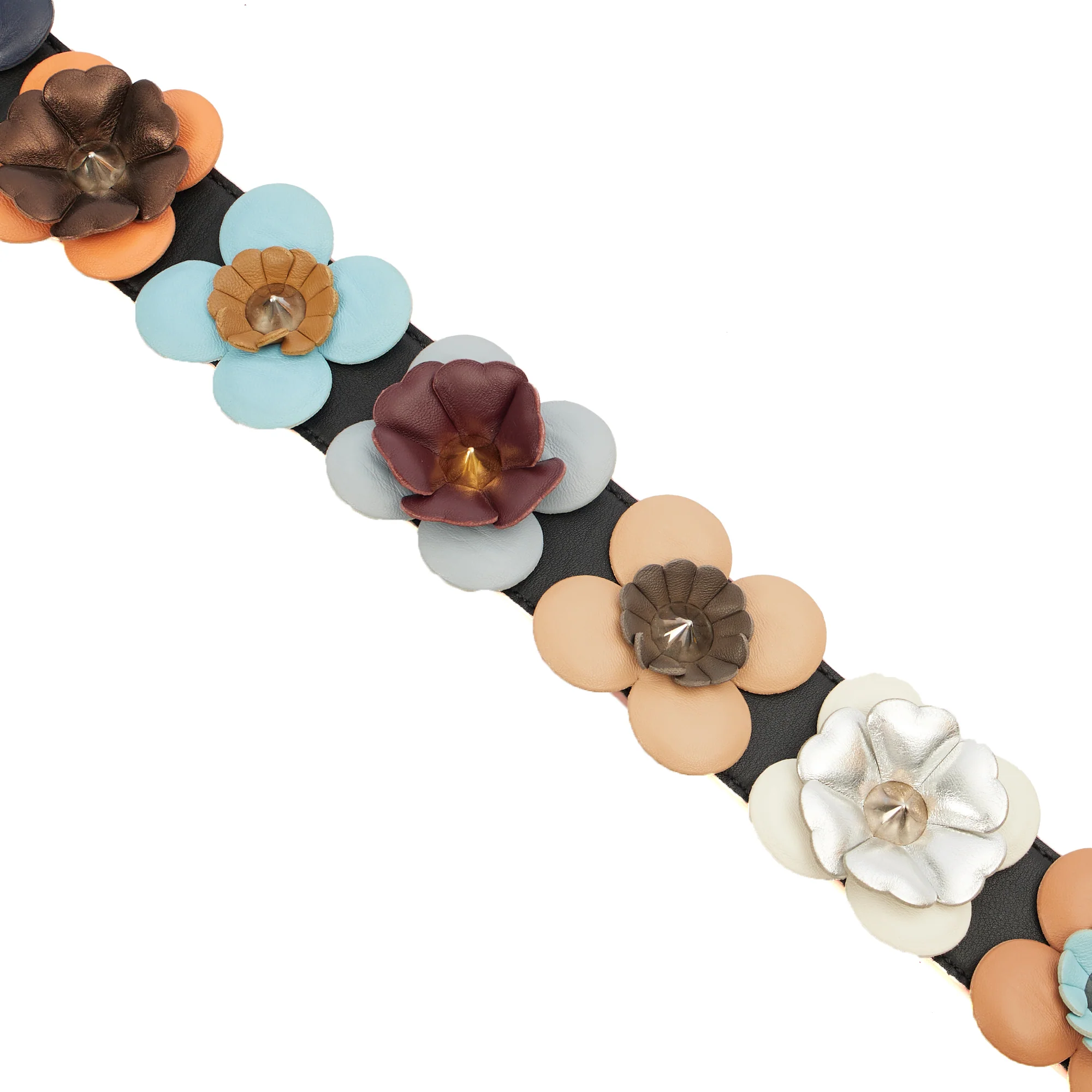 Picture of Fendi Other Shoulder Strap in Multi, Leather