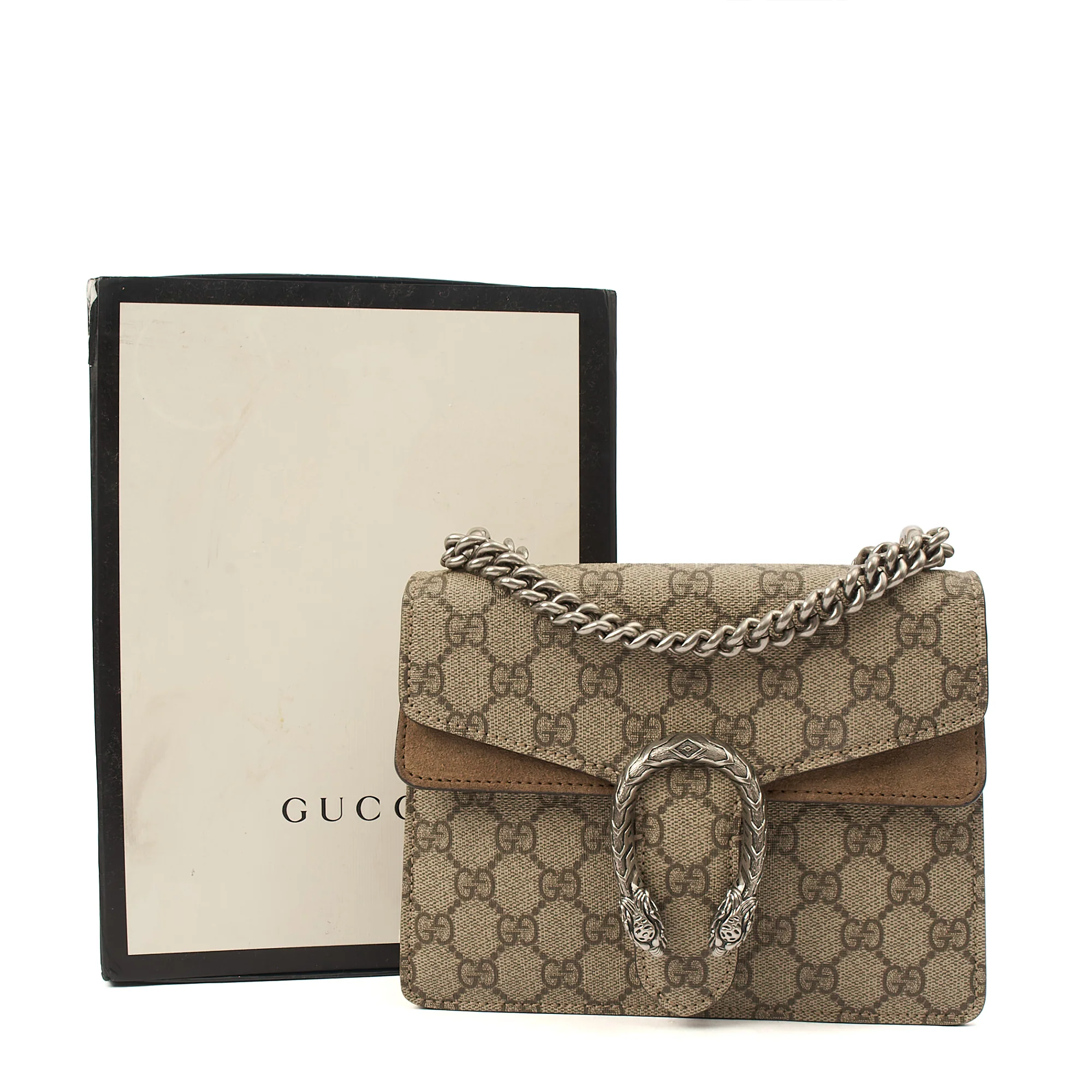 Picture of Gucci Cross Body Dionysus - Mini in GG Supreme, Leather
