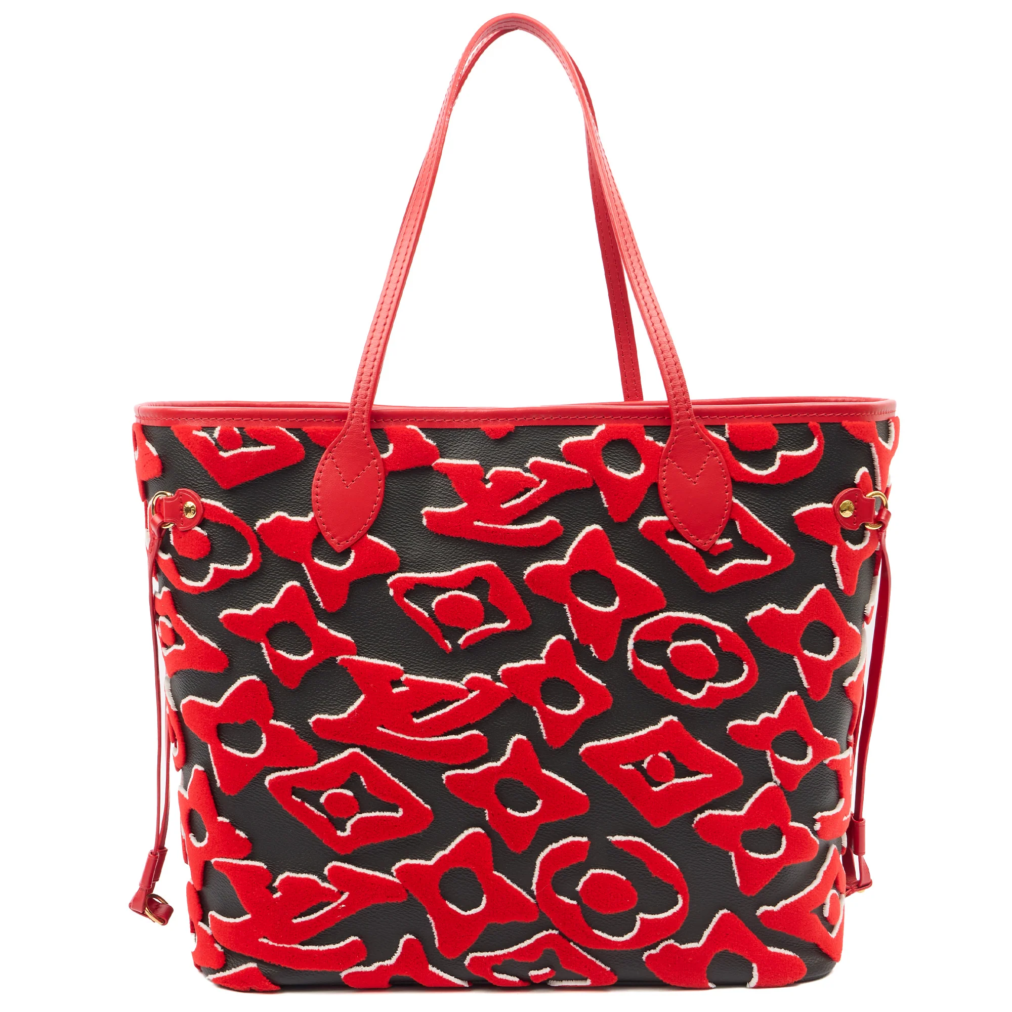 Picture of Louis Vuitton Tote Neverfull MM in Black, Leather