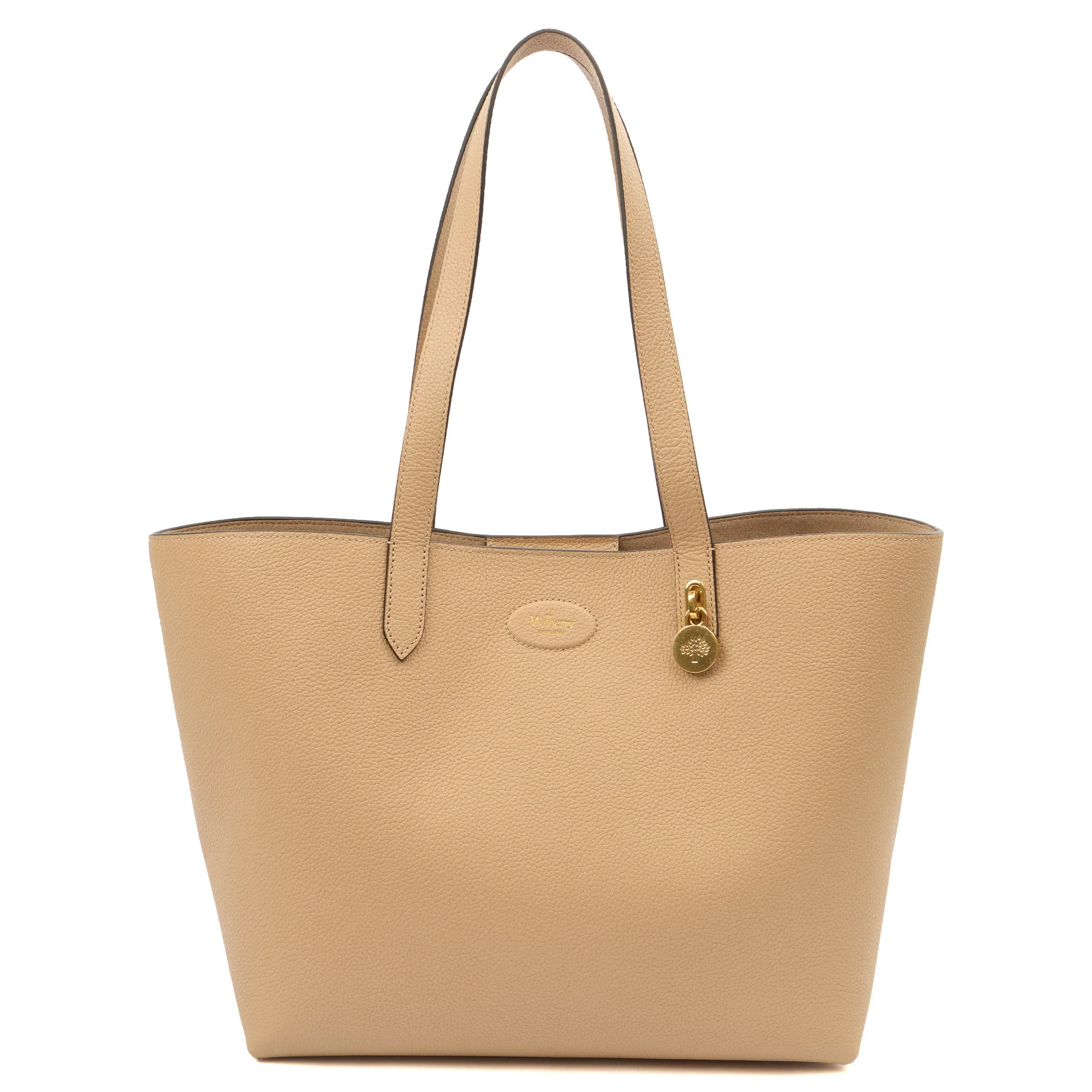 Picture of Mulberry Tote Eliza Hobo in Putty, Calfskin Leather